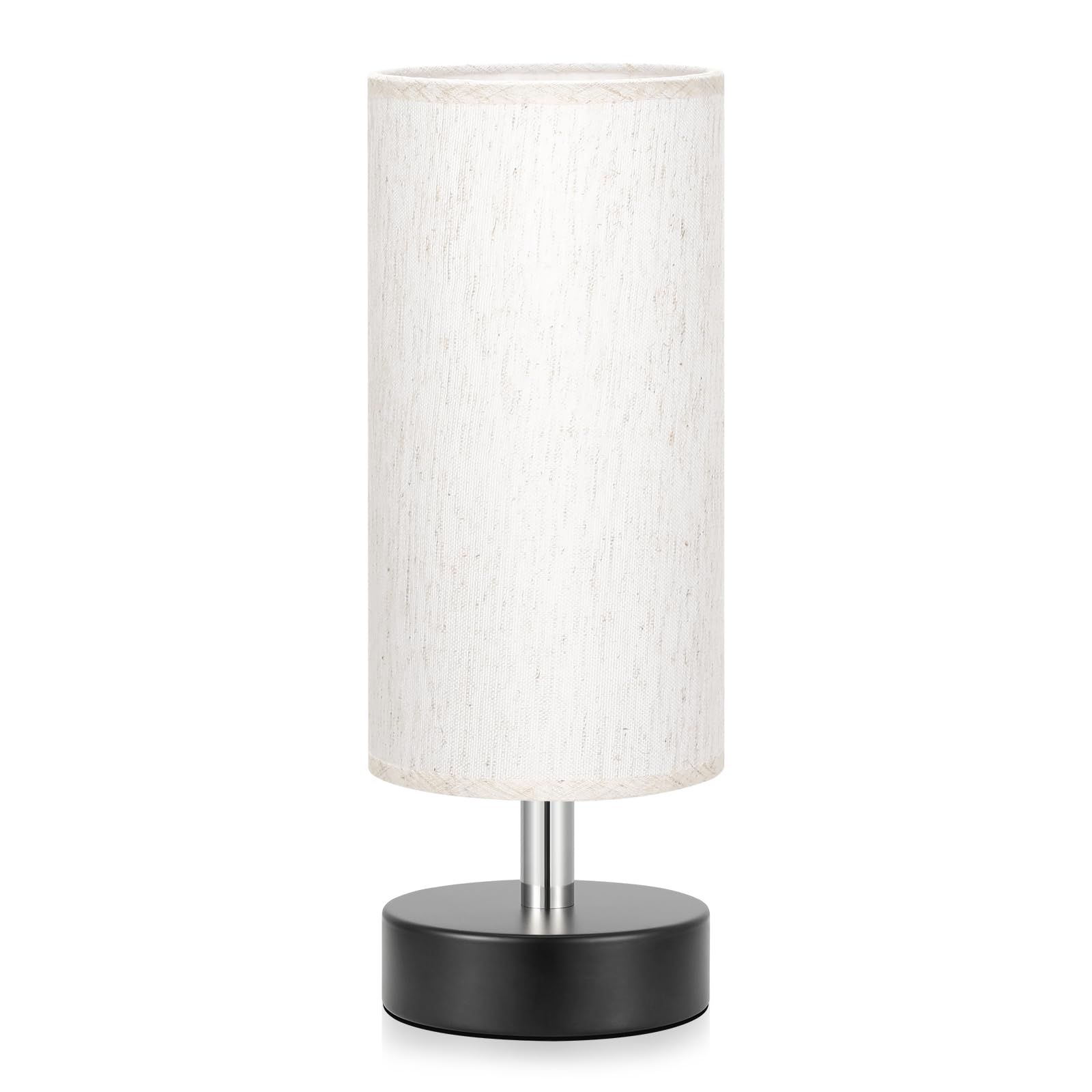 PartageiZ Small Table Lamp for Bedroom - Bedside Lamps for Night Stands, Minimalist Nightstand Light Lamp - Koospark