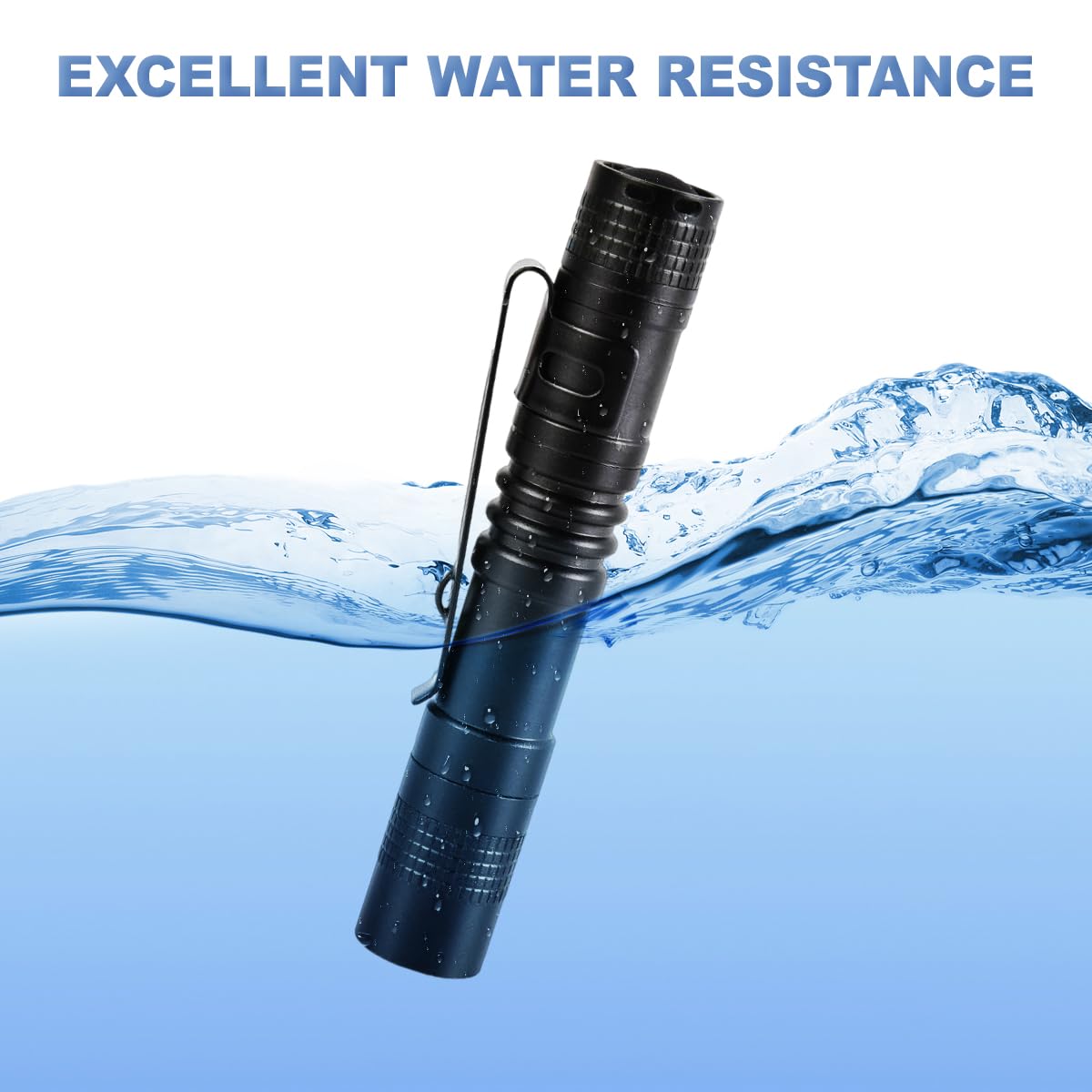 Castnoo 3 Pcs Led Pen Light, Pocket Flashlight With Clip, Portable Mini Flashlight Handheld Pen Light For Emergency, Overhaul, Outdoor Camping