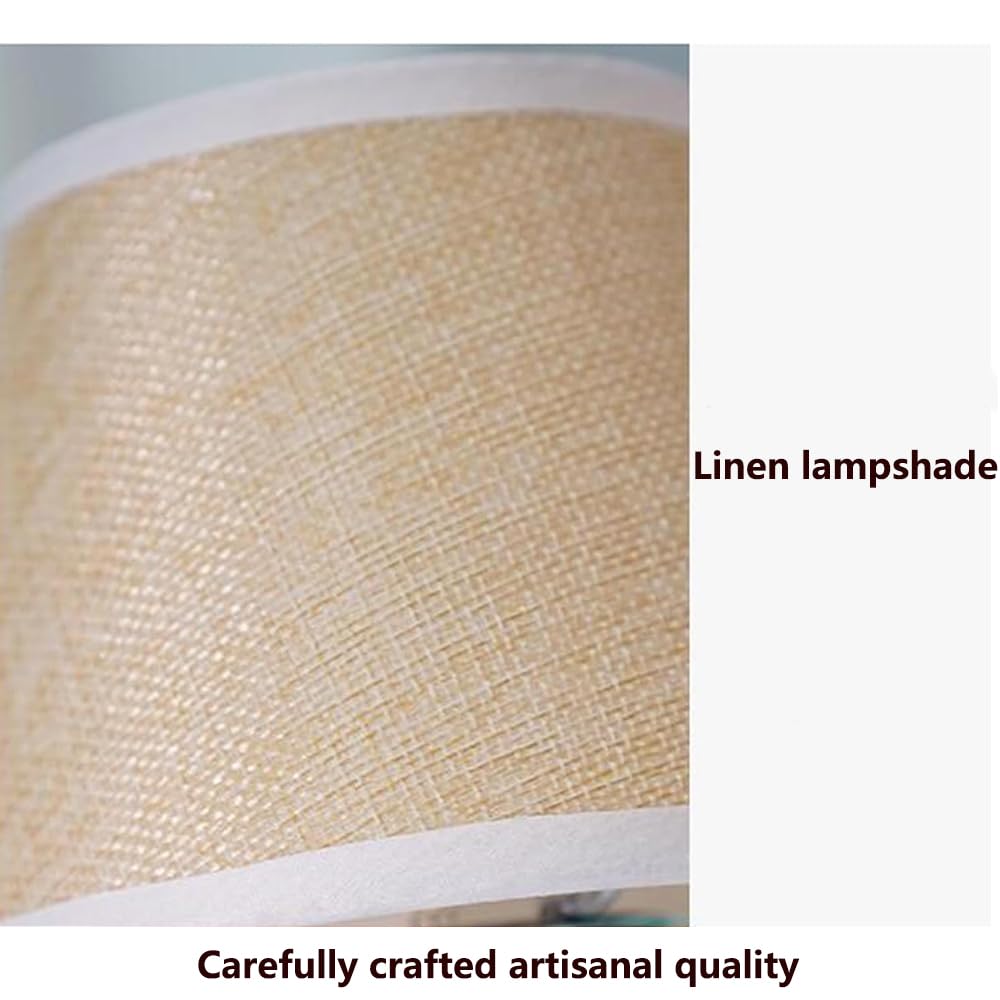 Dbkmpz Small Table Lamp,Bedside Table Lamp,Vintage Lamp,Wooden Bedside Lamp Simple Bedroom Lamp Linen Shade Mini Desk Lamp Night Light Nightstand Lamp For Bedroom,Living Room,Kids Room