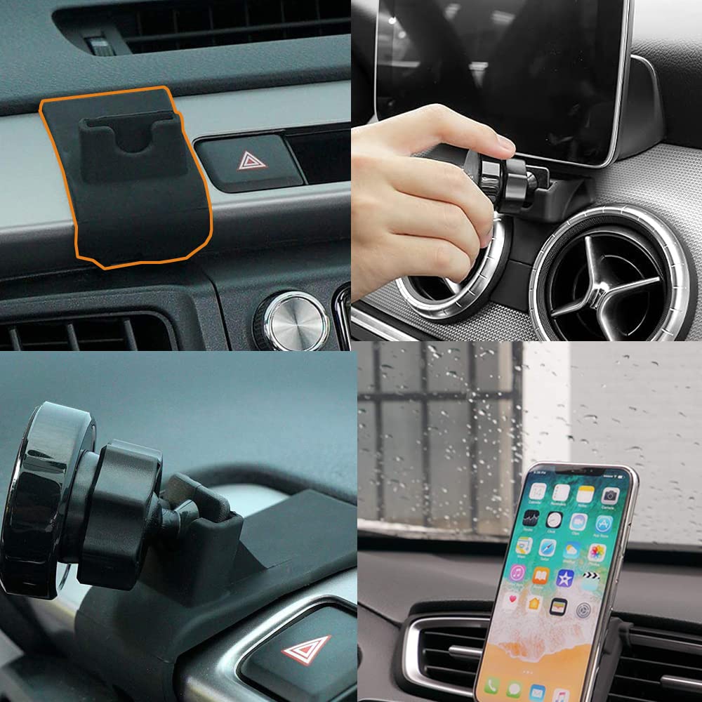 Zchan Car Phone Holder Fit For Toyota Rav4,Air Vent Phone Mount Fit For Rav4 2013-2018,Custom Fit Magnetic Phone Holder Compatible For All Phones