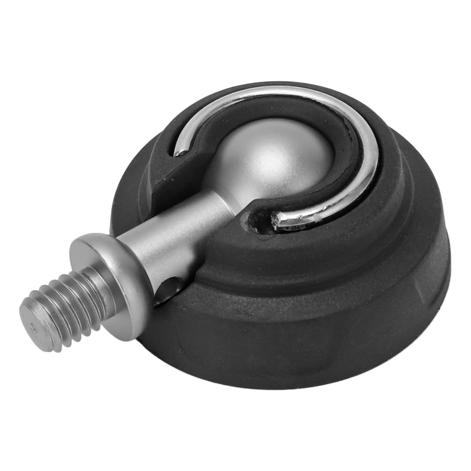 Vbestlife 3/8In Tripod Foot Pad Rubber Foot Spike, Stainless Steel Non Slip 50Mm Diameter Camera Tripod Ball Head Foot Pad Replacement Accessory