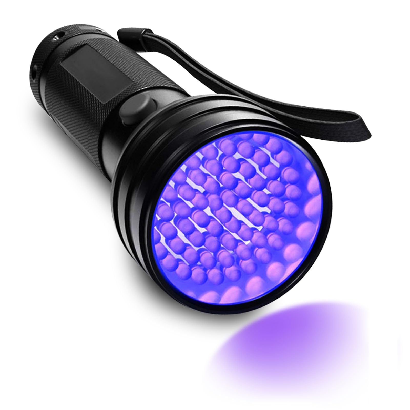 Moipejo Uv Flashlight Black Light, Ultraviolet Blacklight For Pet Urine Detection 51 Led 395 Nm, Detector Light For Dog/Cat Urine, Dry Stains, Bed Bug, Resin Curing, Scorpions Finder