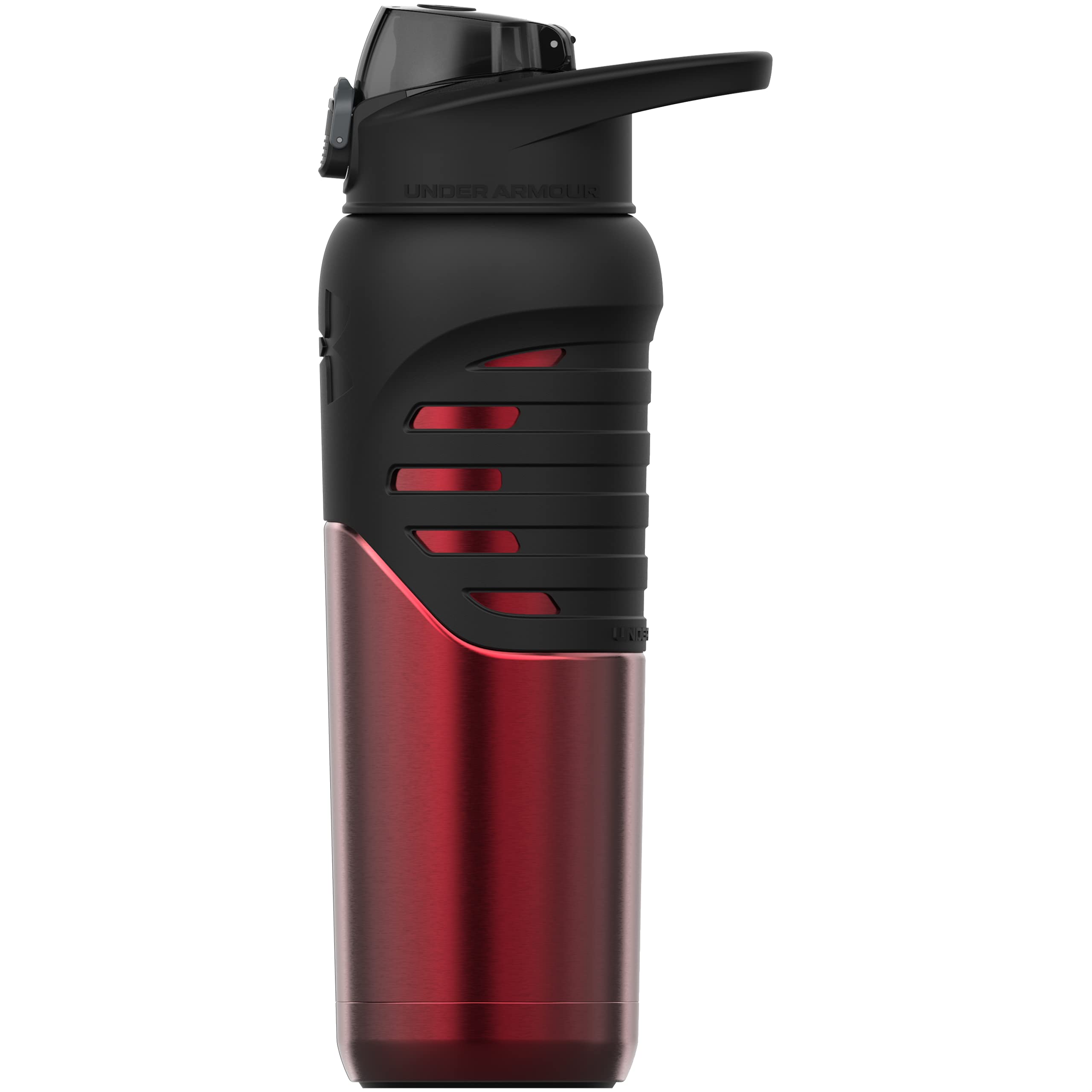 Under Armour 24Oz Stainless Steel Water Bottle, Insulated, Carabiner Easy Carry Hook, Leak Proof