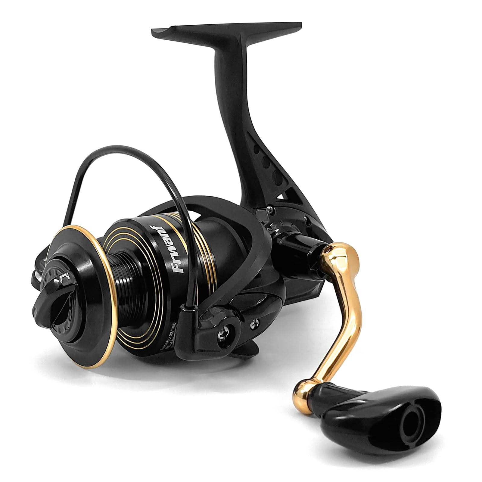 Frwanf Spinning Reel, Freshwater And Seawater Fishing Reel, Max 17.6Lb Carbon Resistance, High Speed Gear Ratio, Premium Rolling Bearing And Drive Gear, Metal Spool And Handle