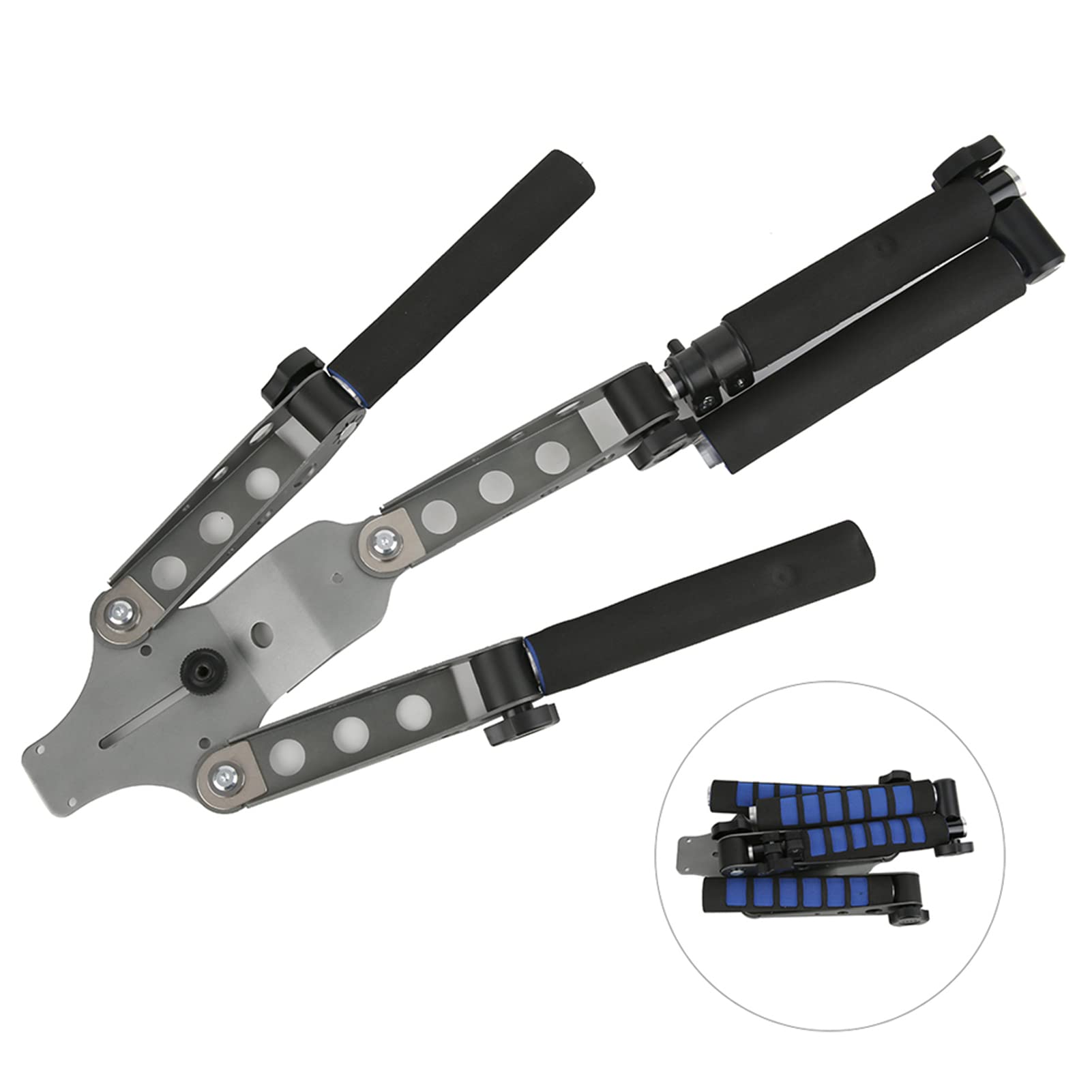 Ashata Single Handle Stabilizer, Aluminium Alloy Camera Shoulder Support Multifunction Photograph Single Shoulder Rig Stabilizer For All Kinds Video Recording Equipment