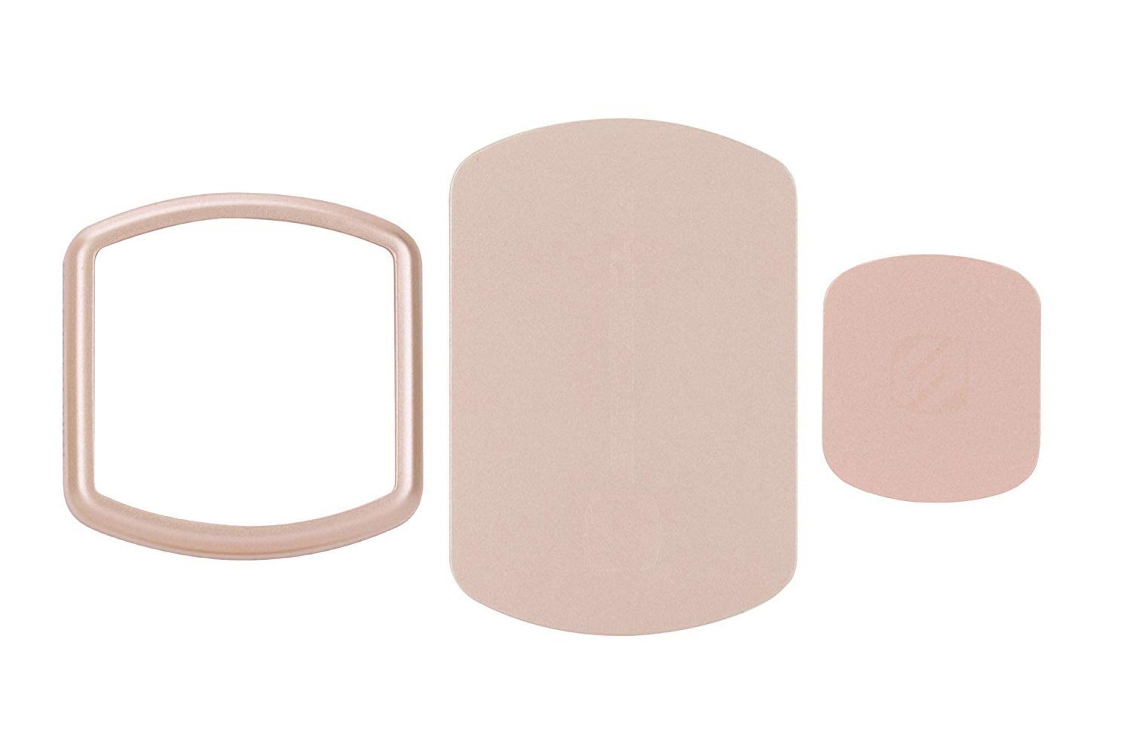 Scosche Mpkrgi Magicmount Pro Trim Rings And Replacement Plates For Mount Holders, Rose Gold