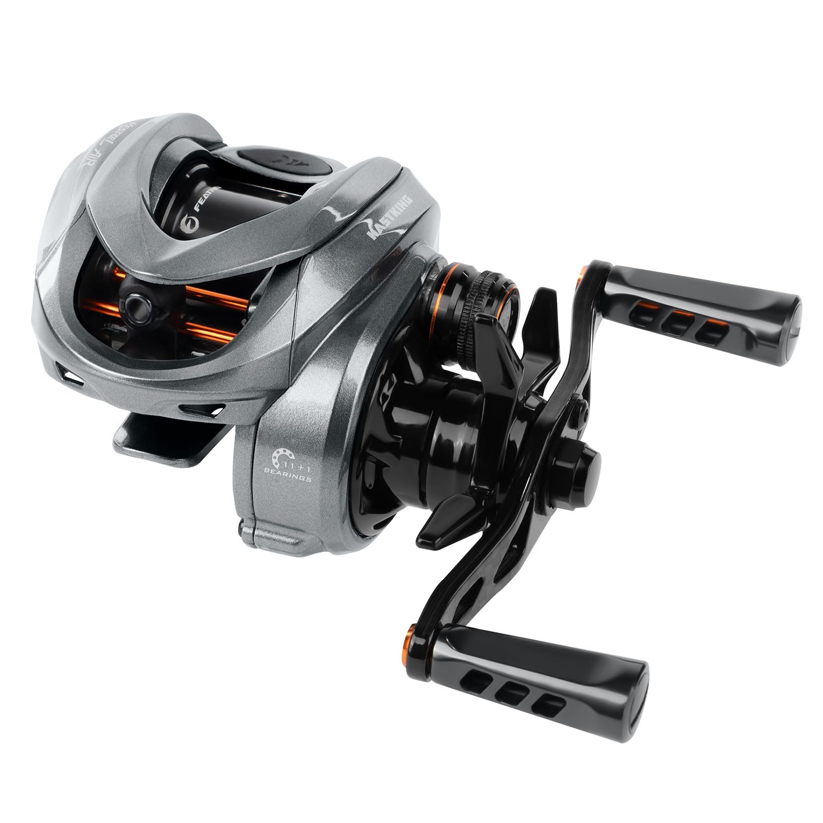 Kastking Kestrel Air Micro Finesse Casting Reel, Ultralight Baitcasting Fishing Reel, Easily Casts Lures Down To 0.5 Gram, Backlash Prevention Brake, 7.6:1 Gear Ratio, 2+9+1 Ball Bearings