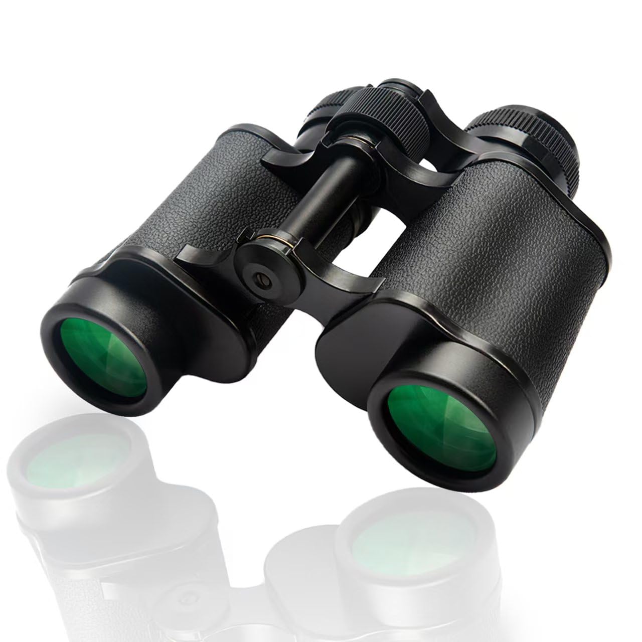 Wulakeo 10X25 High Powered Binoculars For Adults, Waterproof Compact Binoculars With Low Light Vision For Bird Watching Hunting Football Games Travel Stargazing Cruise With Carrying Bag