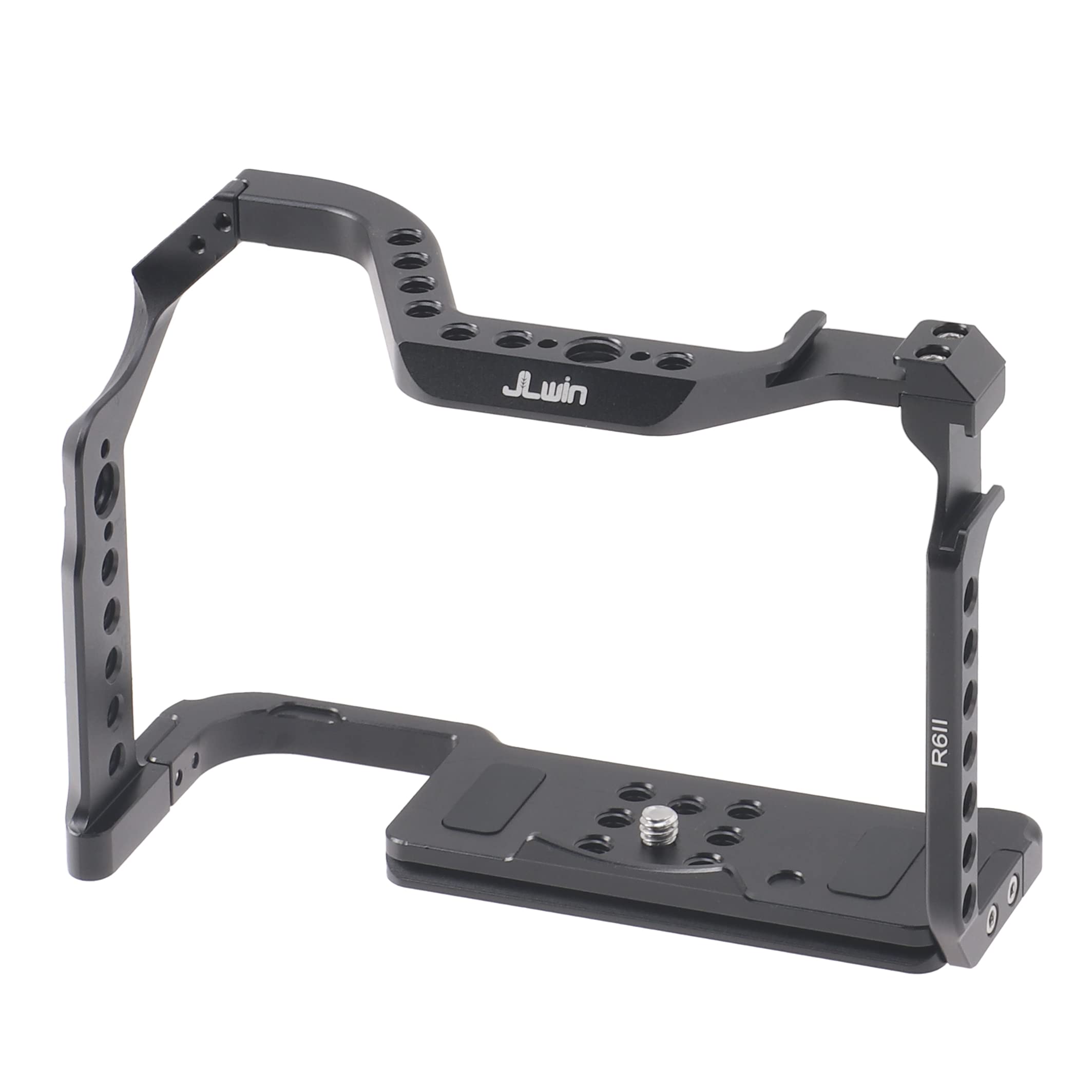 Fotga Alloy Aluminum Camera Cage Bracket Stabilizer + Top Handle For Canon R5 R6 R6Ii Dslr Mirrorless Camera Video Film Making Compatible With Arca Swiss Clamp
