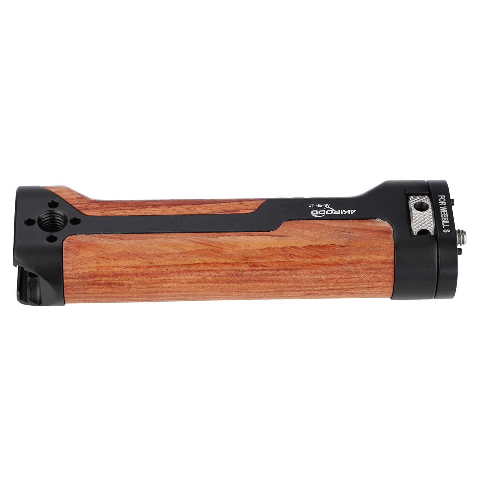 Akirood Handle Grip Wooden Handle For Weebill Lab S Lab, Handle Gimbal Grip With 1/4 3/8 Mounting Holes And Cold Shoe Weebill S Accessori
