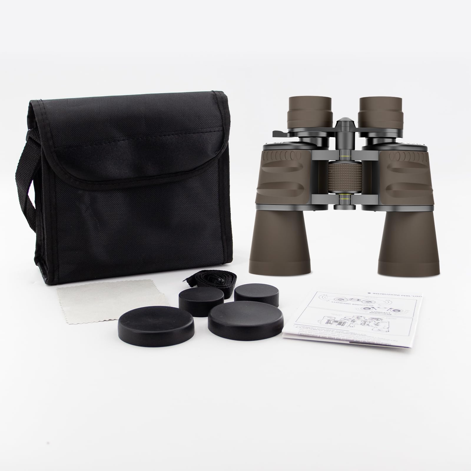 Vnislan 10-30X50 Hd Zoom Binoculars For Adults With High-Powered & Image Stabilization - Waterproof, Clear Low-Light Vision Binos For Bird Watching, Hunting, Travel, Cruise Ship Use