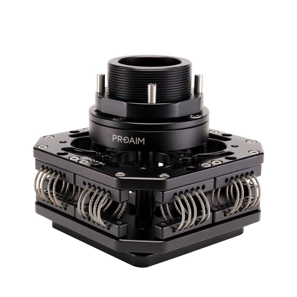 Proaim Mitchell Vibration Isolator With Castle Lock For Mitchell Gear & Gimbals Stabilizer. Payload Up To 5-15Kg / 11-33Lb. For Tripod, Dolly, Shock Absorber Arm (Vb-Mtcl-03)