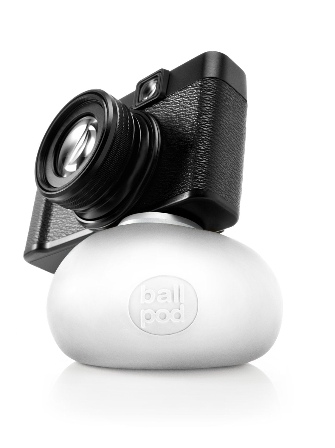Ballpod 8Cm Flexible Stand With Tripod Mount For Cameras And Smartphones - White
