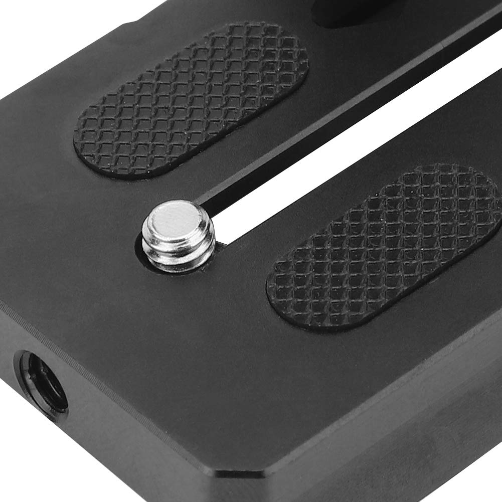 Bonkzebu Vertical Gimbal Mount, 1/4 Inch Screw Vertical Mounting Plate, Alloy Stabilizer Vertical Board, Camera Stabilizer Quick Release Plate, For Zhiyun Weebill Camera