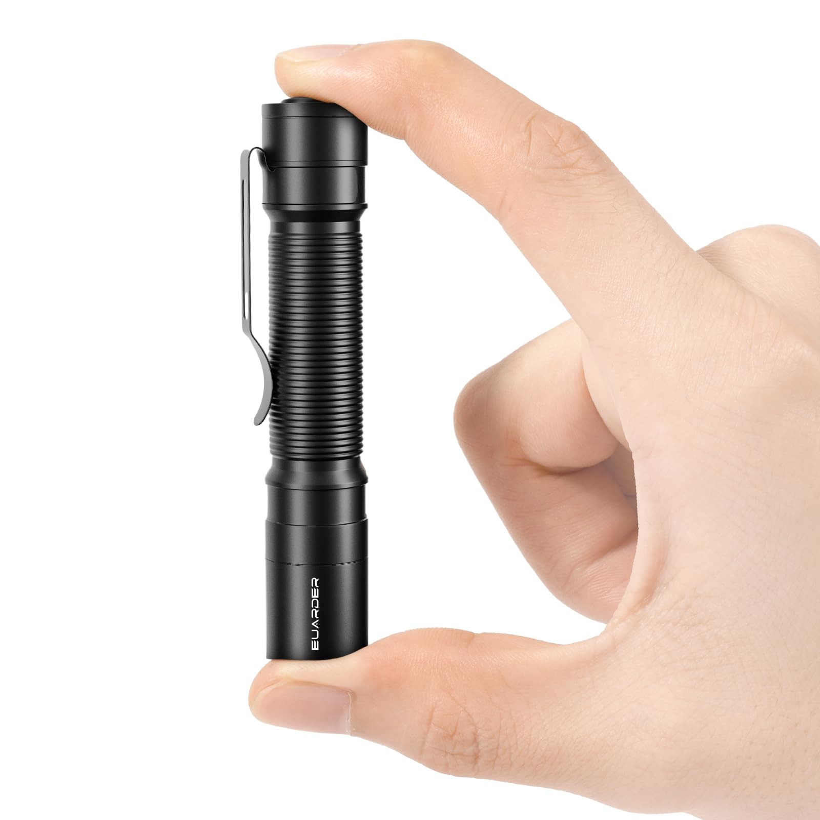 Euarder Mini Flashlight, Super Bright Small Tactical Flashlight, Ultra-Compact Powerful Flashlight, High Lumens Pocket Pen Light With Clip For Camping, Outdoor, Emergency