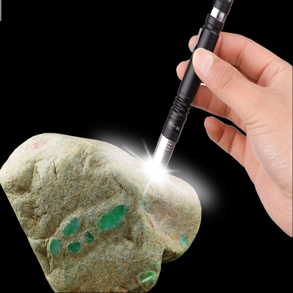 Modoao Led Light Blacklight Flashlights 2 In 1 Flashlight Penlight Pen Clip Torch Blacklight Detector For 3 Aaa Batteries (1 Pack)