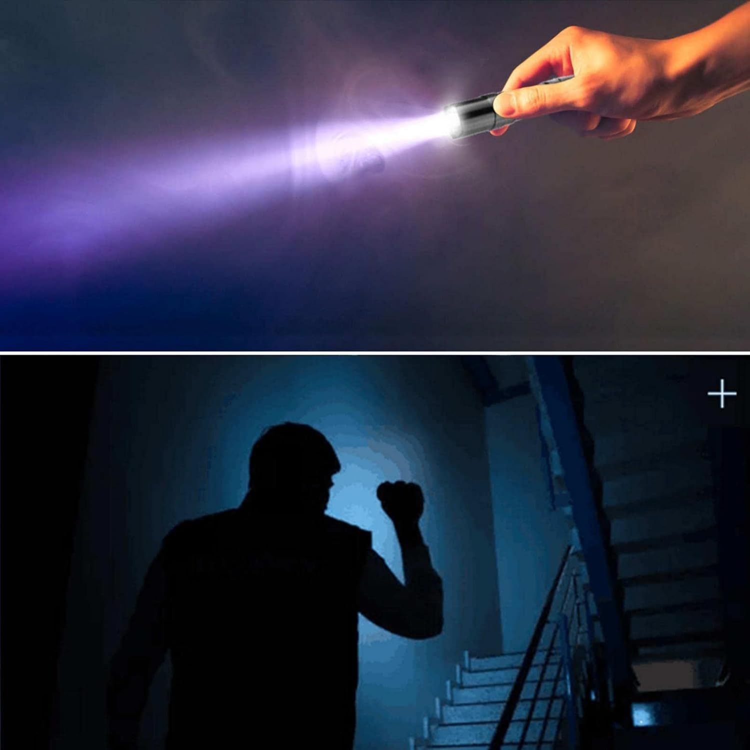 Ganpub Black Mini Small Led Flashlights,Waterproof Ultra Bright Flashlight Torch For Camping Hiking Not Included Battery Black Mini Flashlight Mini Flashlight