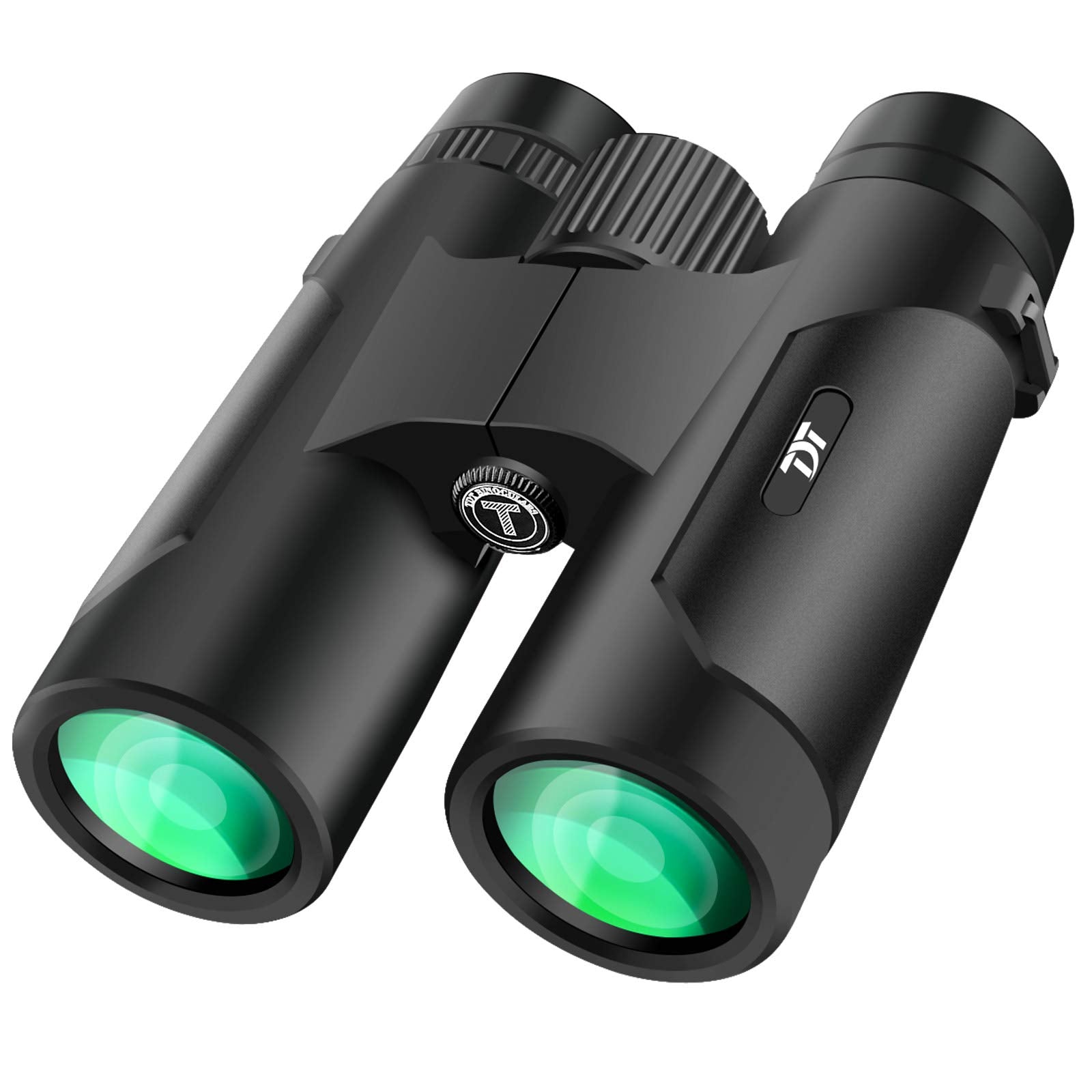 Tdt 12X42 Binoculars For Adults, Lightweight Compact Binoculars For Bird Watching,Super Sharp And Clear,Large View,Easy Adjust And Focus,Included Carrying Bag And Neck Strap