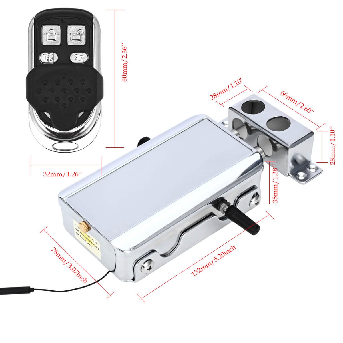 Yuhanus Electronic Deadbolt Anti-Theft Smart  Door Lock With Remote Control And Smartphone App Access