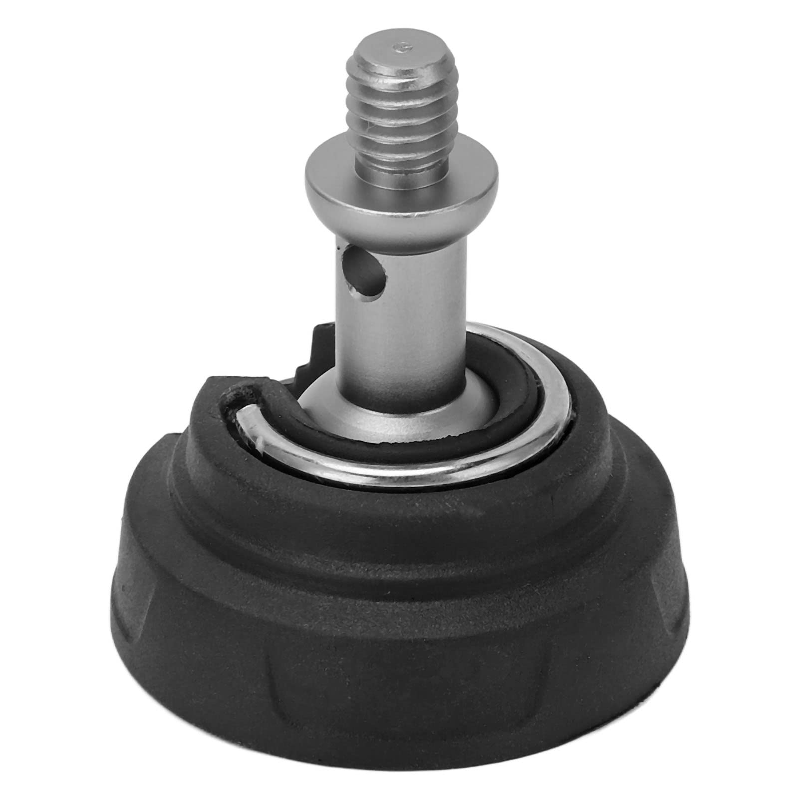 Vbestlife 3/8In Tripod Foot Pad Rubber Foot Spike, Stainless Steel Non Slip 50Mm Diameter Camera Tripod Ball Head Foot Pad Replacement Accessory