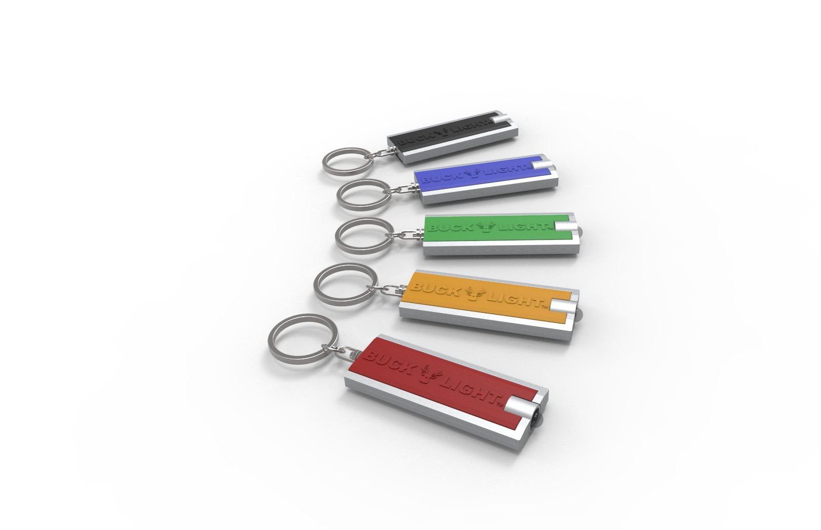 Buck Light Powerful Led Keychain Lights, 5 Pack, Assorted Colors, Ultra Bright Flashlight, Portable Key Chain Flash Light