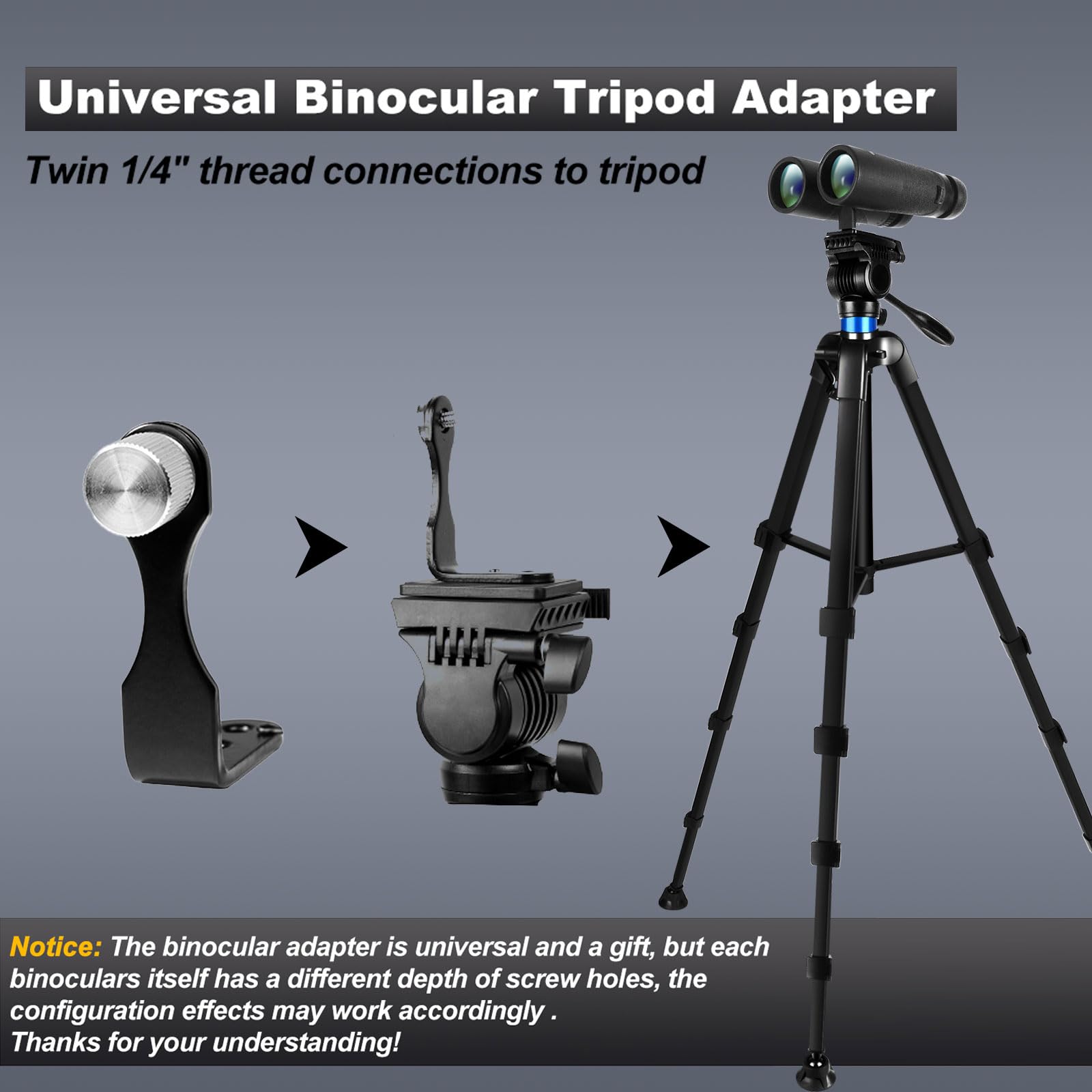 Lcncy 72.4 Inch Spotting Scope And Binoculars Heavy Duty Tripod, Shooting Hunting Rest V Yoke Stand With Binoculars Adapter, Compatible With Monocular/Astronomical Telescope/Dslr Camera/Projector(Load 22Lb)