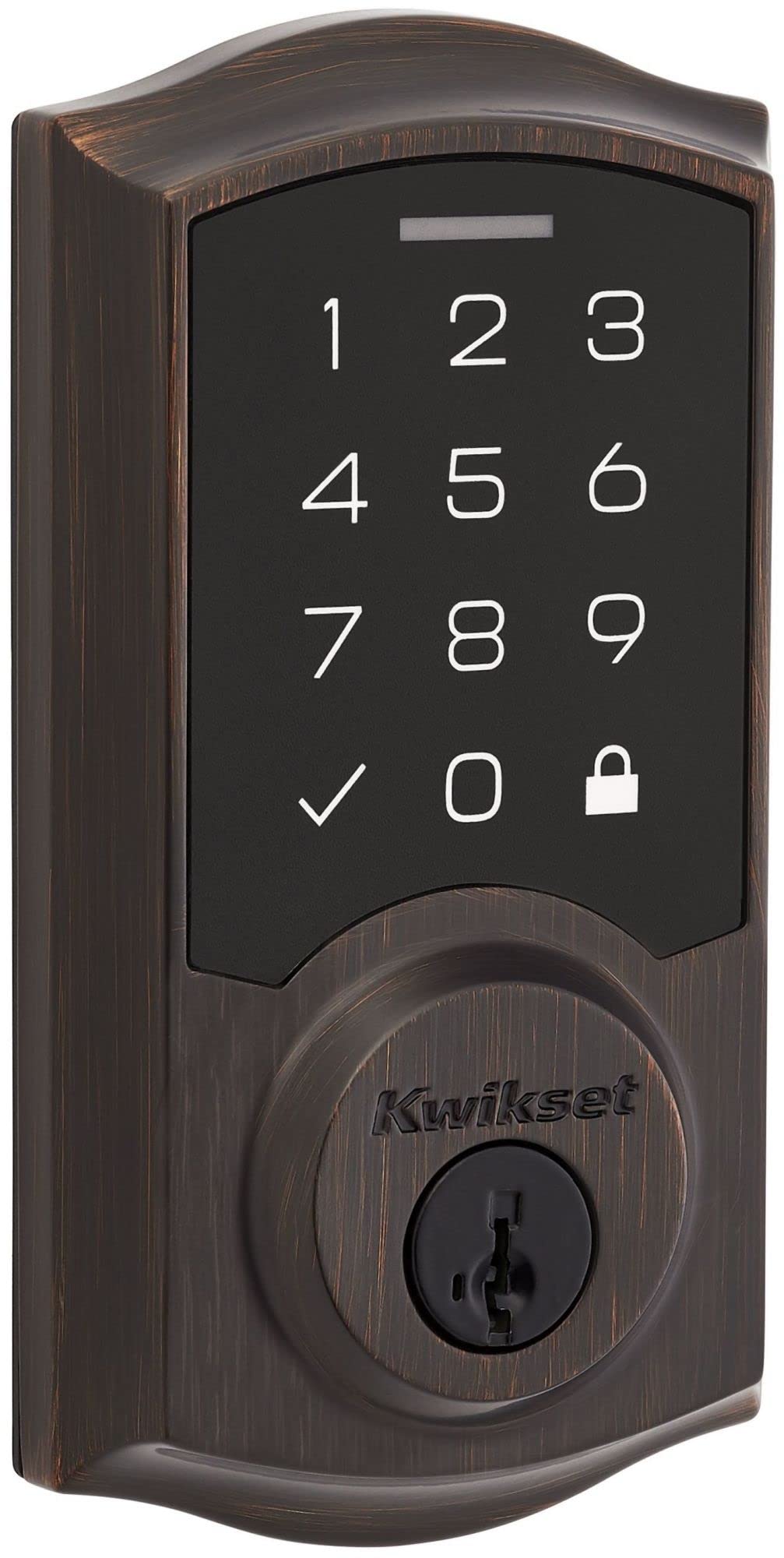 Kwikset 9270Trl-11Ps Traditional Smartcode Touchpad Electronic Deadbolt Smartkey Venetian Bronze Finish