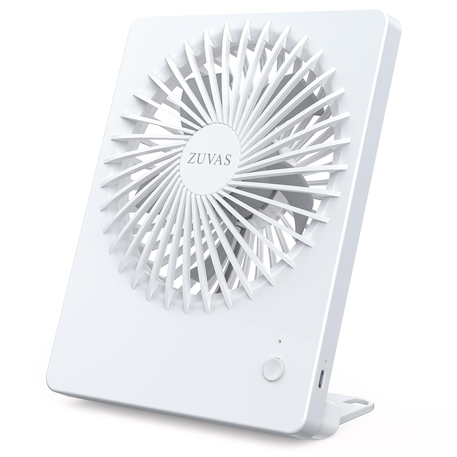 Zuvas desk fan battery operated ultra-quiet personal fan available at Koospark