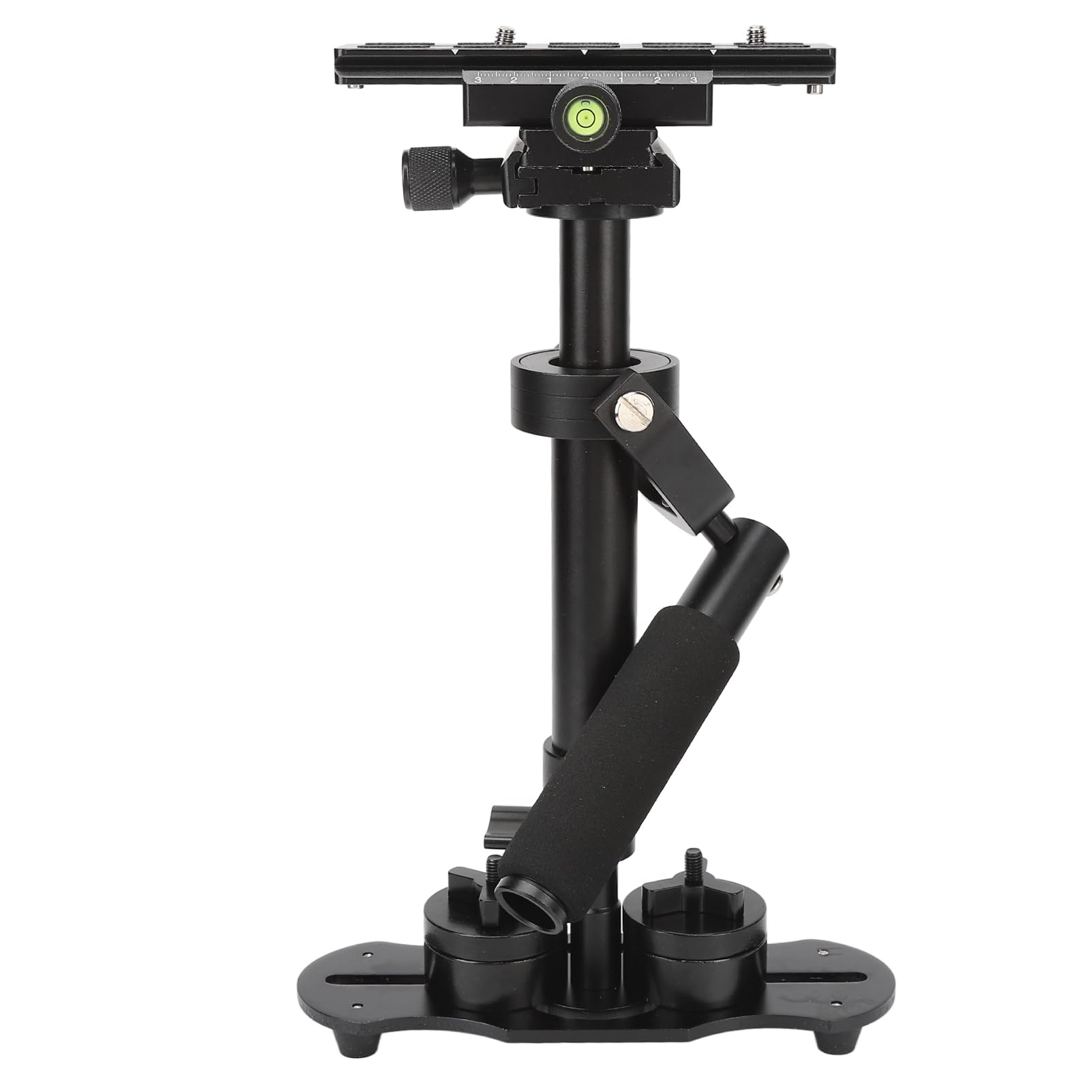 Goshyda Slr Handheld Camera Stabilizer With Shock Absorption, Aluminum Alloy, 360 Degree Rotation, Quick Locking Knob, Telescoping Balance Bar