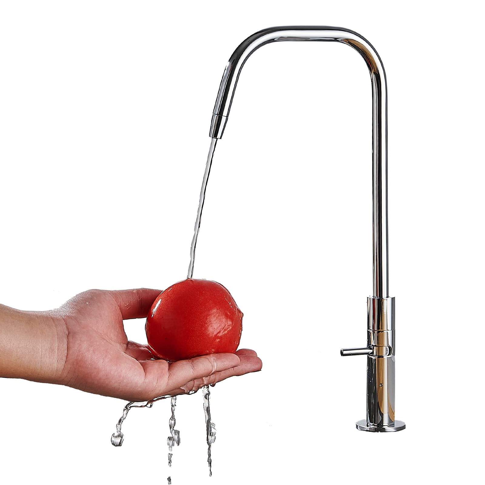 Zhibai Drinking Water Faucet For Kitchen Sink,Pure Water Filter Faucet Stainless Steel For Reverse Osmosis And Water Filtration System, Lead- Non-Air Gap Ro Faucet, Versatile Slim Faucet, Sliver