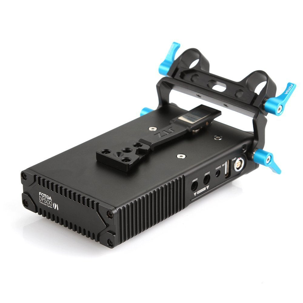 Fotga Dp500 15Mm Rail Power Supply V Mount Battery Plate & Charger For Dslr Mirrorless Camera Monitor Video Transmitter A7/A7R/A7S A9 Gh6 S5Ii Canon R5C R50 R8 R10 Z8 Z9 Bmpcc 4K 6K Pro