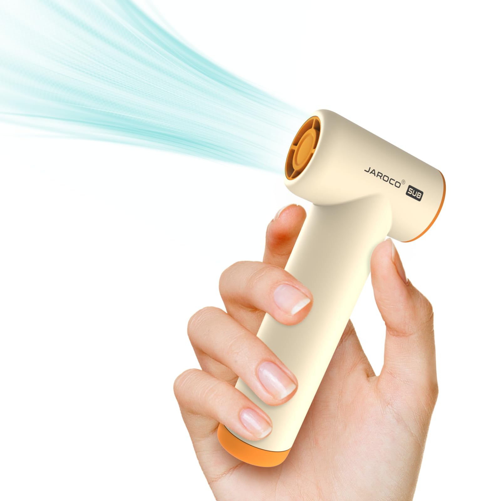 Super Mini Portable Handheld Fan, 85000Rpm Turbo High-Speed Fan With 4-Speed Adjustable, 4000Mah - Koospark