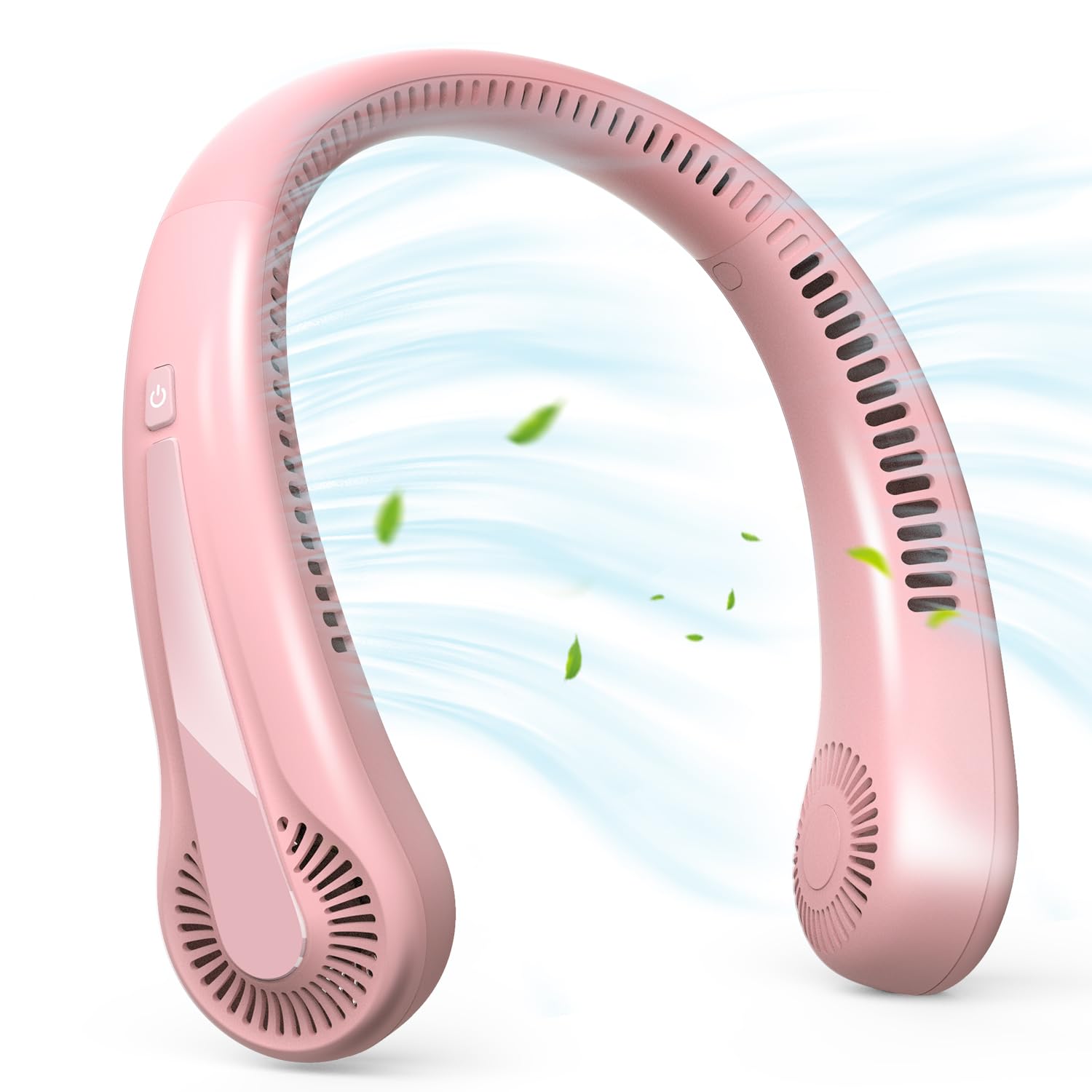 Portable Neck Fan, Personal Fans Cooling Neck Fan,Hands Free Fan 4000Mah Rechargeable With 3 Speeds - Koospark