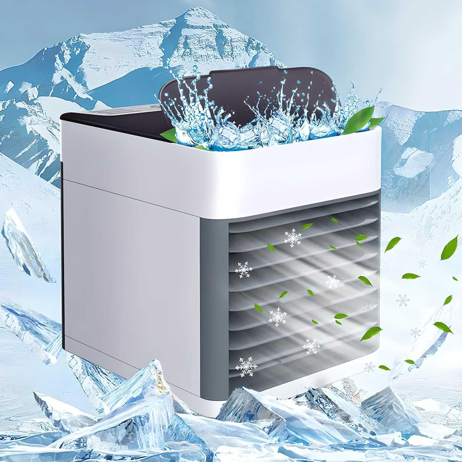Mini Air Conditioner Air Cooler Portable USB Personal Cooling Fan with Water Tank for Home & Office Use