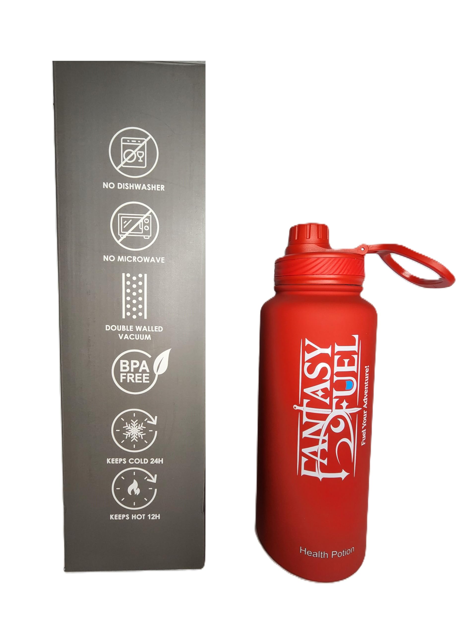 Insulated Stainless Steel Water Bottle This 32 Oz,- Companion Features Customizable Triple
