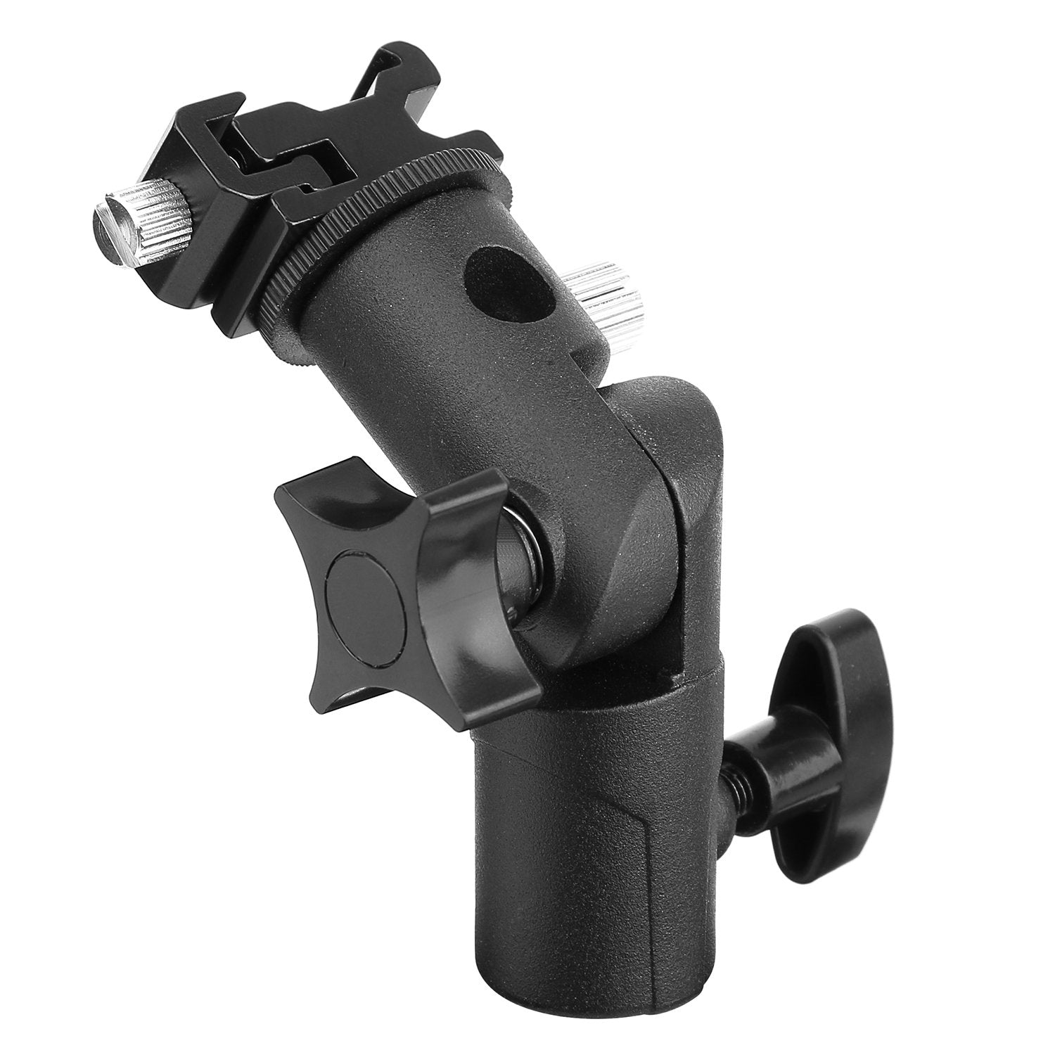 Anwenk 2Pack Camera Flash Speedlite Mount Swivel Light Stand Bracket With Umbrella Reflector Holder For Camera Dslr Nikon Canon Pentax Olympus And Other Dslr Flashes Studio Light Led Light