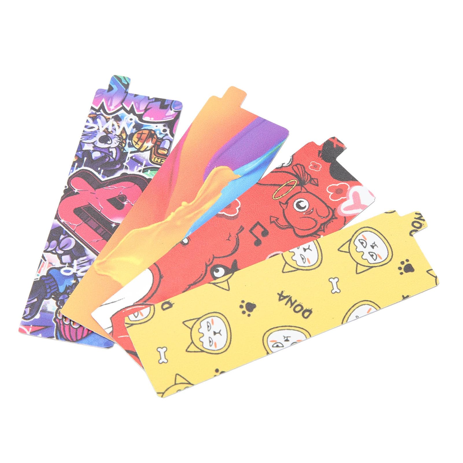Acouto 4Pcs Colorful Deco Stickers And Cards For Handheld Stabilizer Diy Accessories For Camera Stabilizer