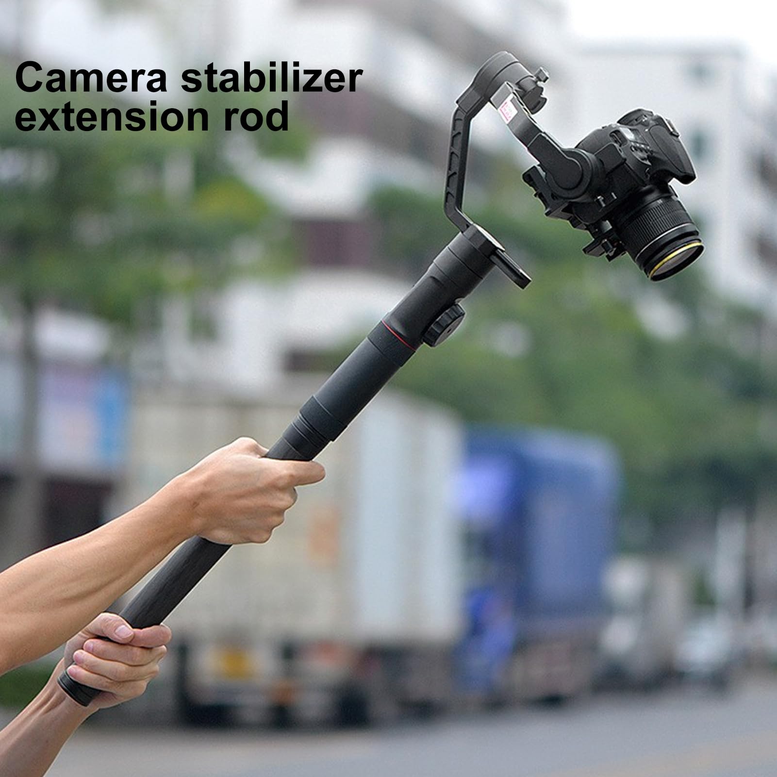 Gowenic Camera Stabilizer Extension Rod, Compact And Portable Non Slip Handle, Professional Extension For Zhiyun, Ronin, Tripod Compatible