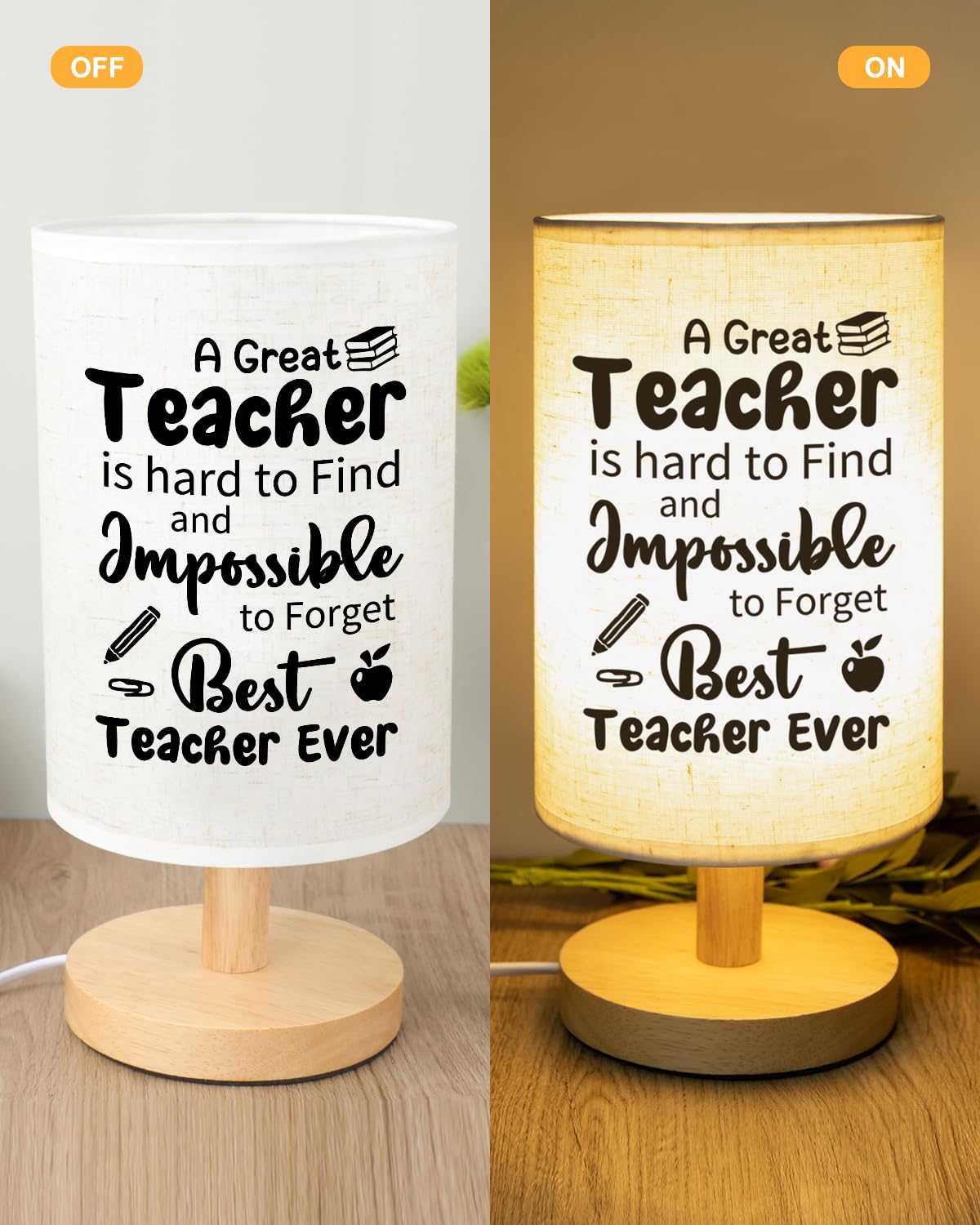 Souhoney Teacher Appreciation , Teacher Birthday , Unique For Teacher, Teacher Lamp For Home Decoration, Teacher Christmas