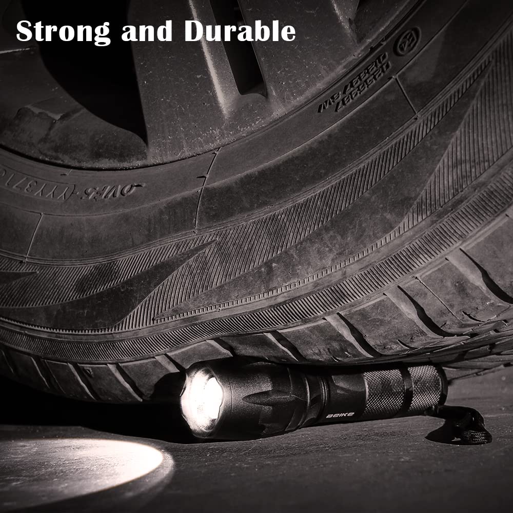 Beike Flashlight 2 Pack, Flash Light High Lumens, Small Flashlights Powerful, Super Bright Led Flashlight, Handheld Flashlights For Home, Camping, Emergency, Power Outages, Travel