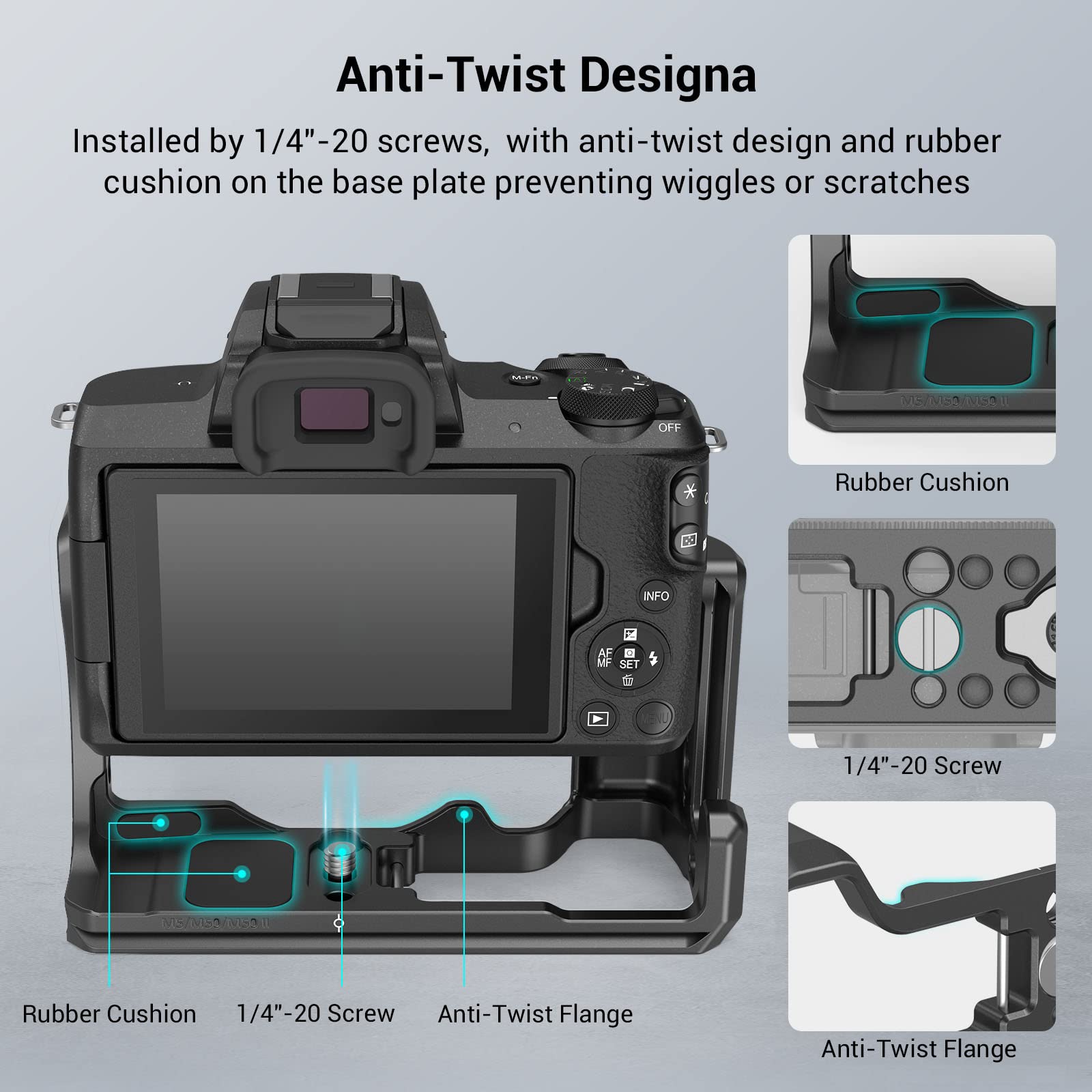 Smallrig M50 /M50 Ii /M5 Cage And Cage For Airtag