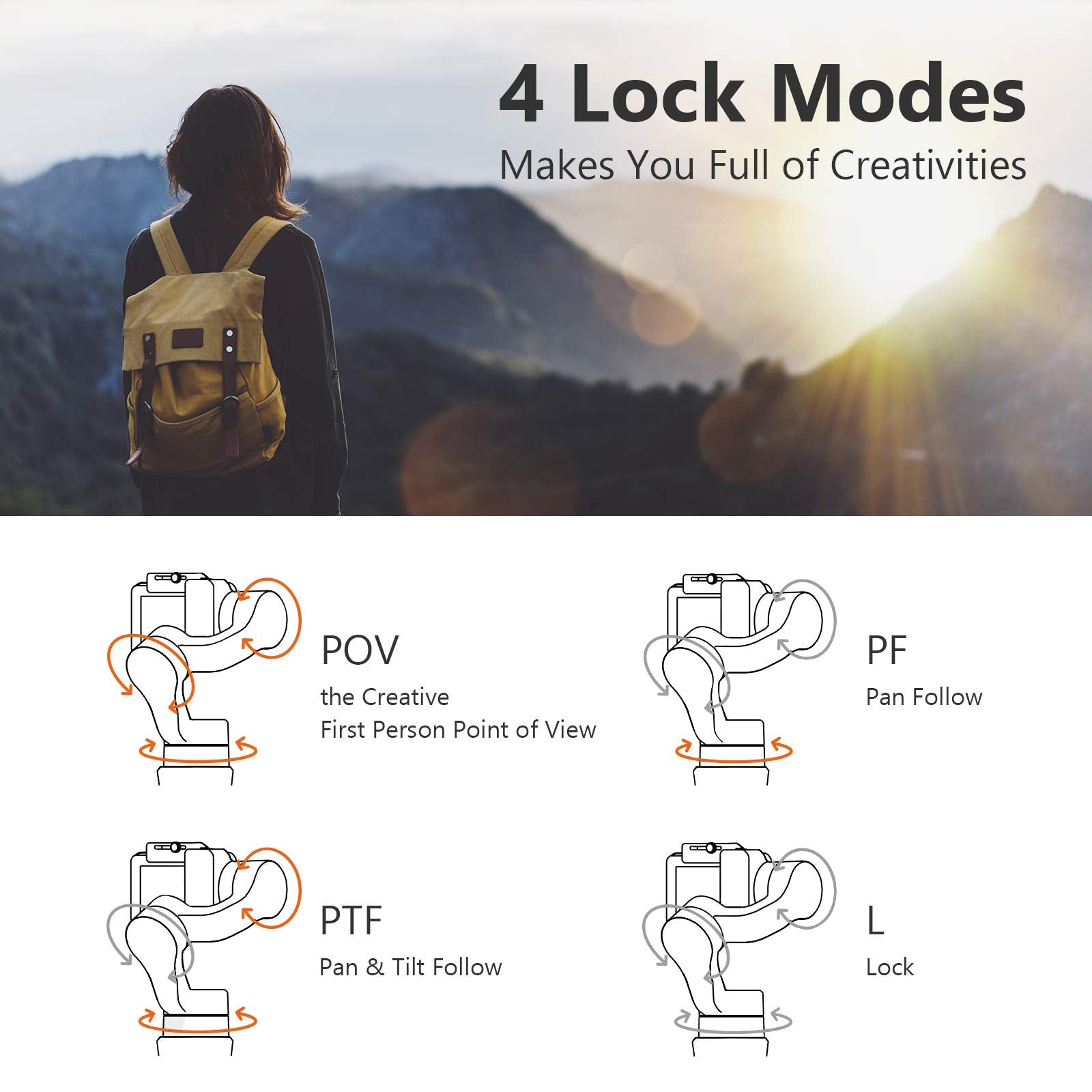 Hohem Gimbal Stabilizer For Smartphone, Selfie Stick Tripod With Face Tracking & 360°Rotation, Phone Tripod Stand With Remote, Phone Gimbal With Auto Inception For Vlogging