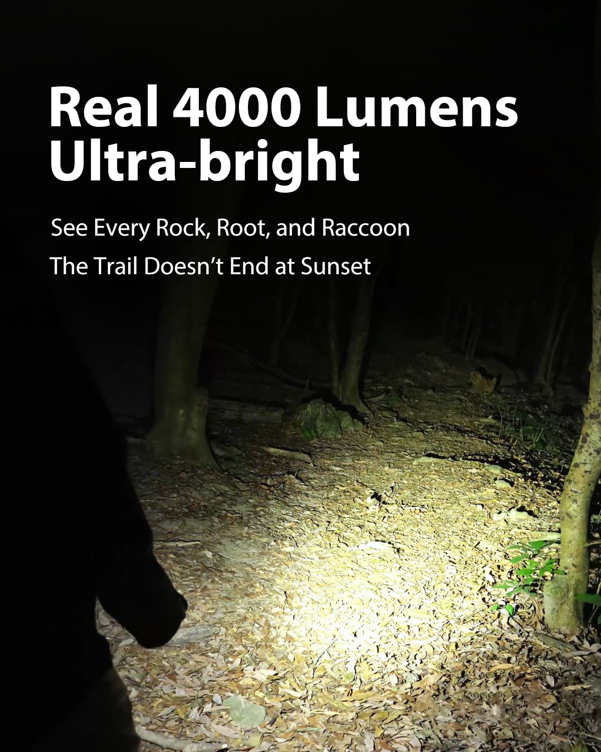 Towild Bc10 Led Rechargeable Flashlight High 4000 Lumens Led Flashlight,5000Mah Rechargeable Flashlights For Camping,Ipx8 Waterproof Flashlights For Emergencies,Suitable For Hiking