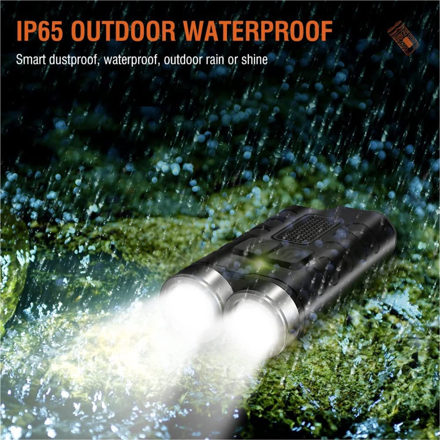 Nucwo Small Powerful Edc Flashlights With Red Uv Blue Light,Super Bright Usb Rechargeable Mini Pocket Led Keychain Flash Light With Magnet,10 Modeip65 Waterproof Torch For Outdoor Emergency Use