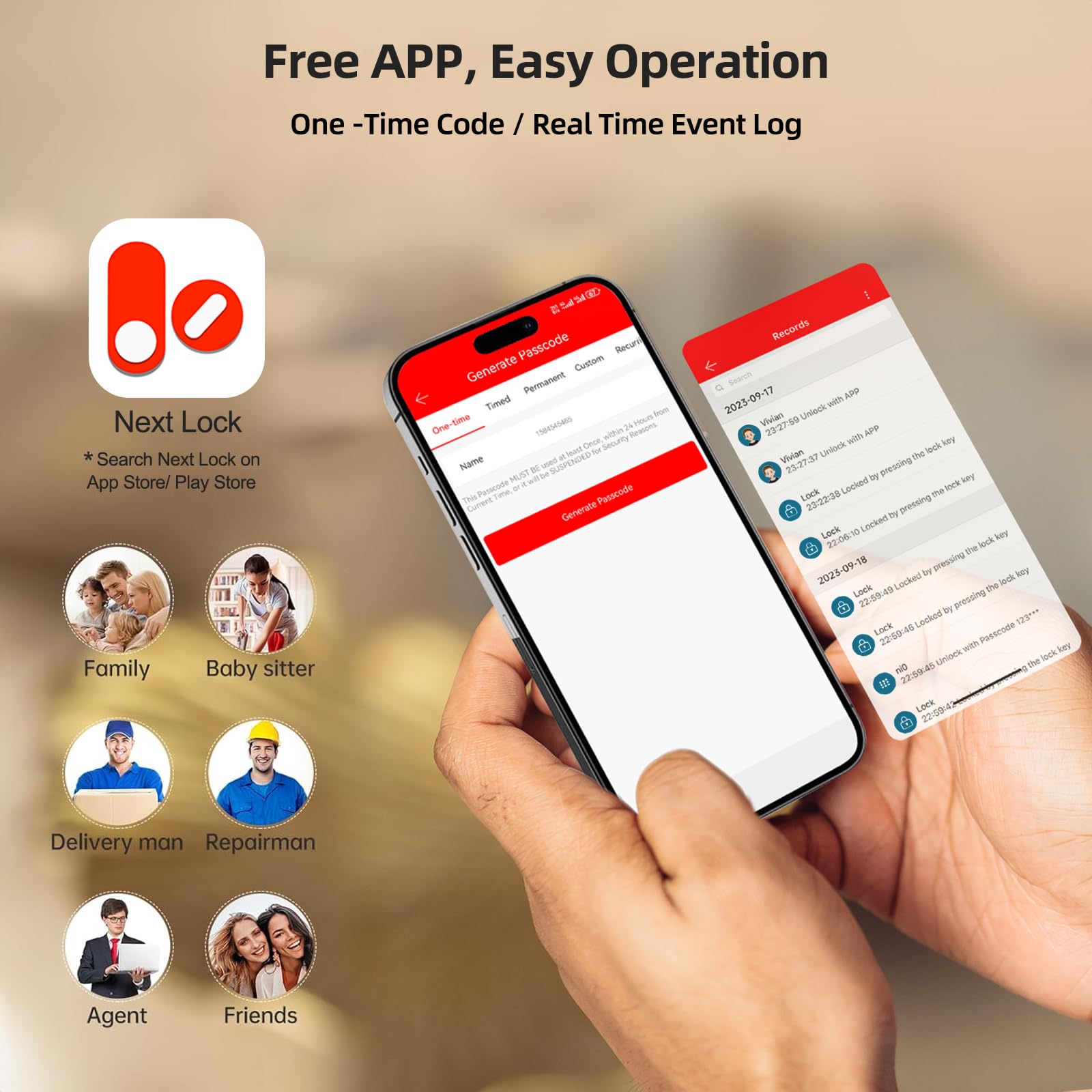 Smonet Smart Locks Wifi Deadbolt: Fingerprint Front Door Lock Keyless Entry With Keypad Electronic Digital Deadbolt Alexa Gateway Remote Control, Bluetooth App Keyfob Code Auto-Lock For Home, Black