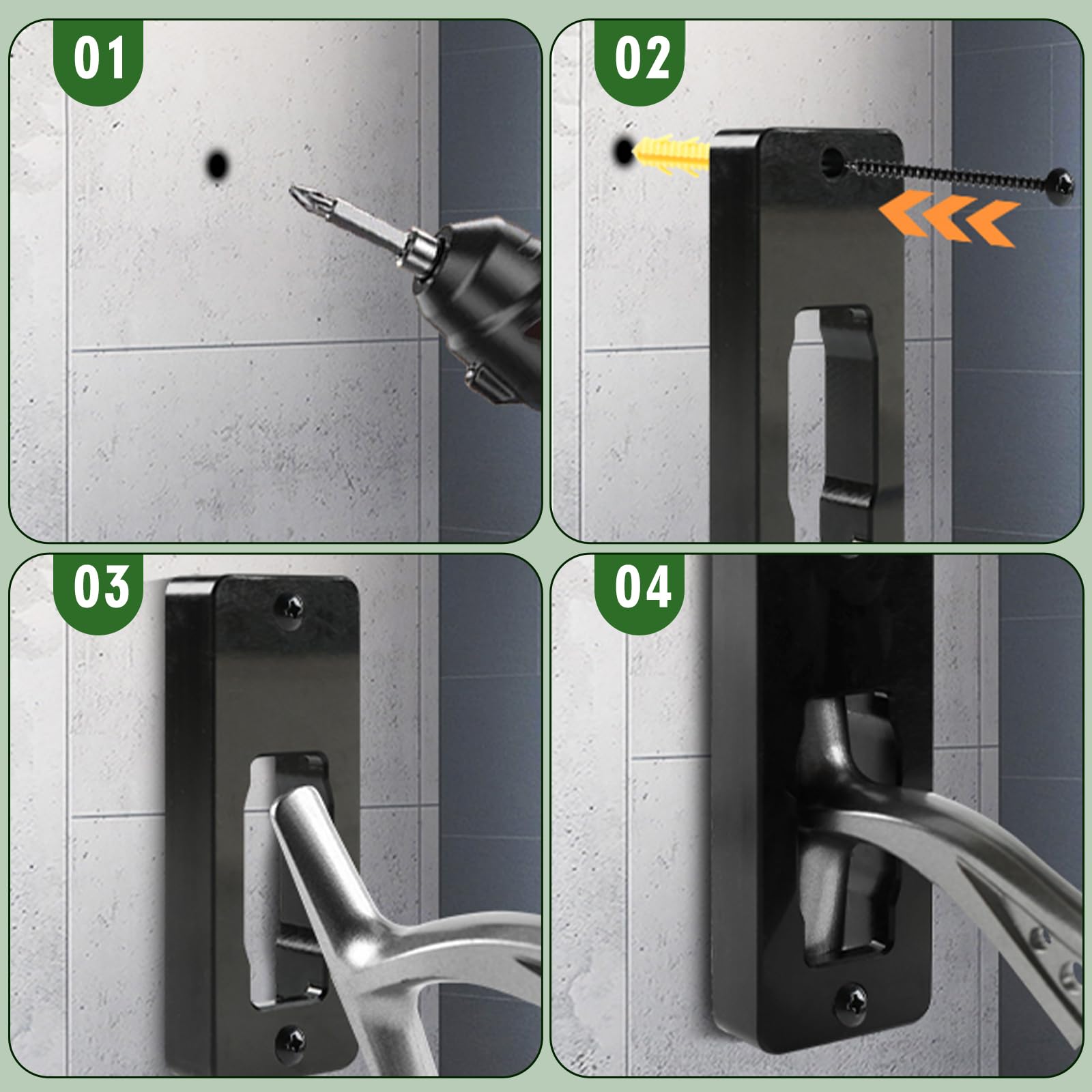 Agloo 2 Pcs Wall Mount Fishing Reel Rack - Spinning Reel Display Stand Holder, For Organizing Your Fishing Gear