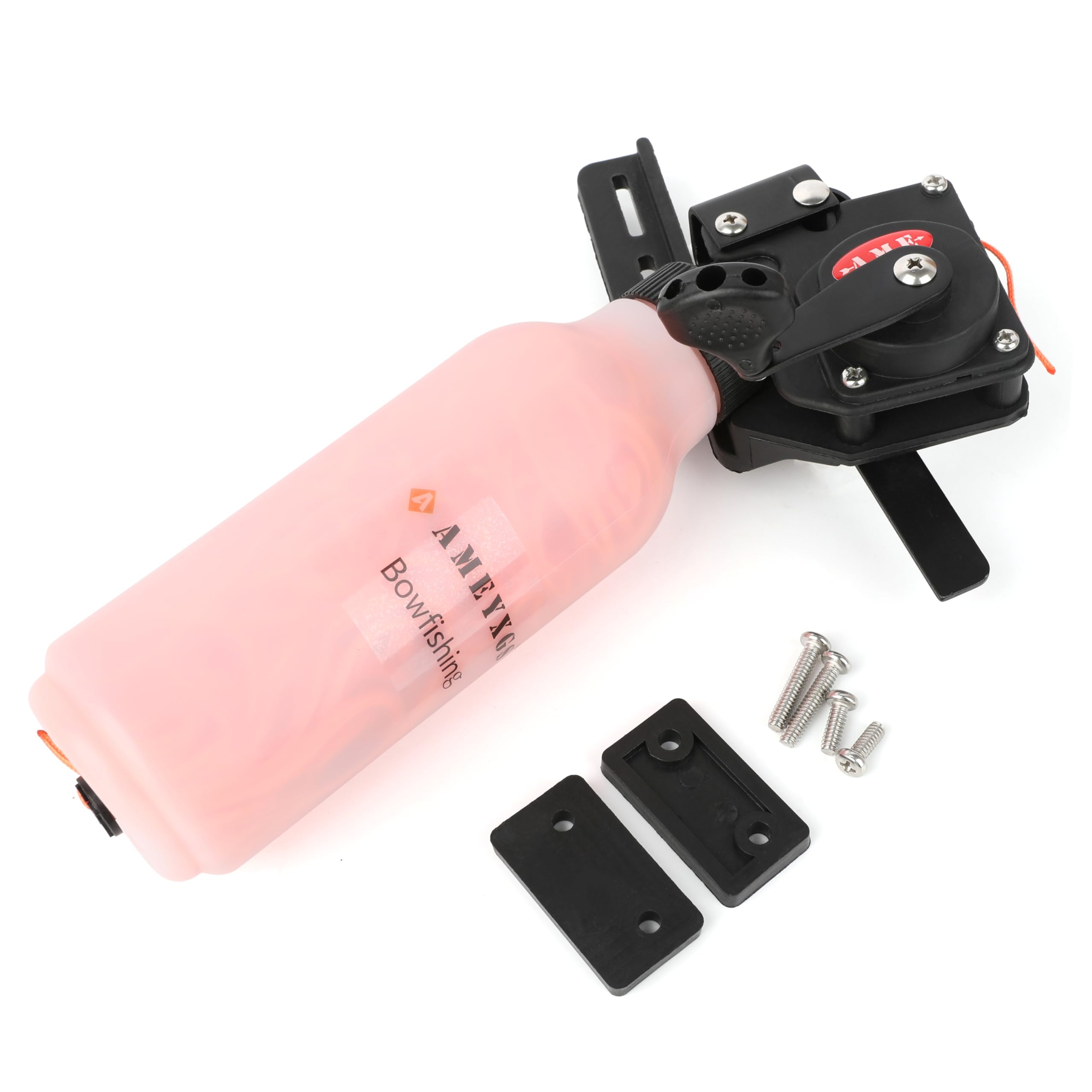 Ameyxgs Bow Fishing Reel Bowfishing Tool Accessories With 40M Archery Hunting Fishing Rope For Fishing Arrows For Right Hand Compound Bow And Recurve Bows (Orange)