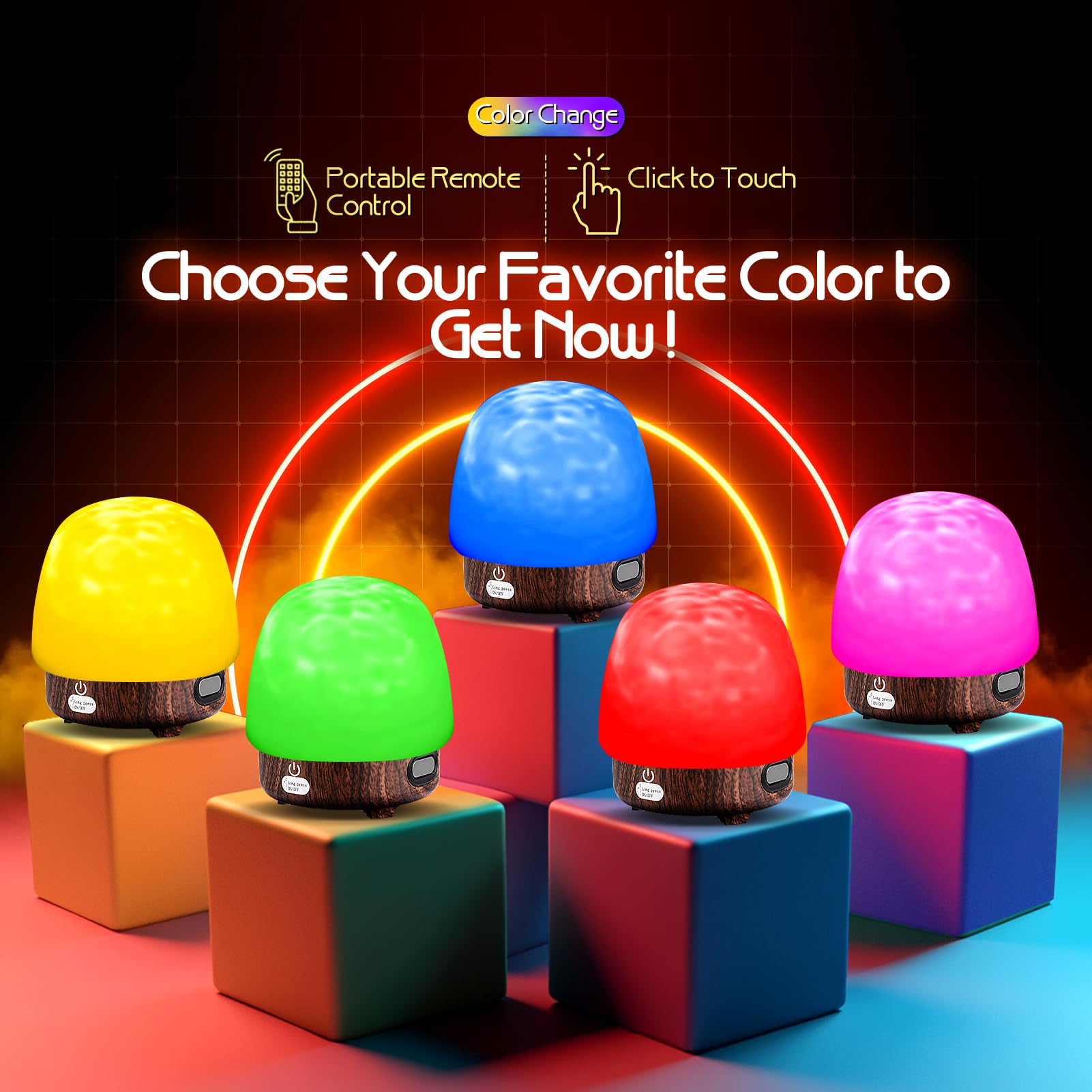 Ecstal Luminorthe Cube Lamp With Bluetooth Speaker, 16 Color Northern Lights Projector Ocean Crystal Lamp With Remote Control, Night Light For Kids Bedroom,  For Girls, Adults Christmas, Room Decor