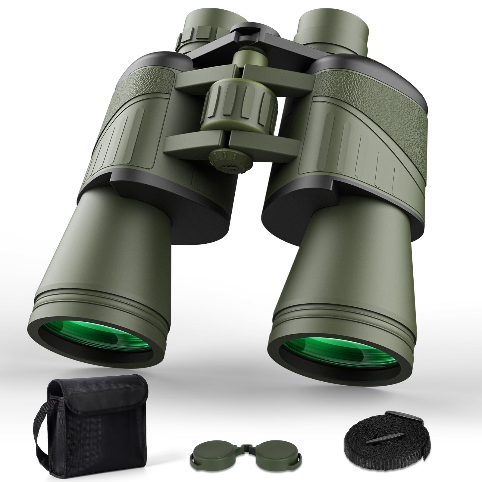 Wozel 20X52 Binoculars For Adults High Powered - Hd Binoculars With Clear Low Light Vision For Bird Watching Hunting Hiking Travel Cruise Ship Sports Events