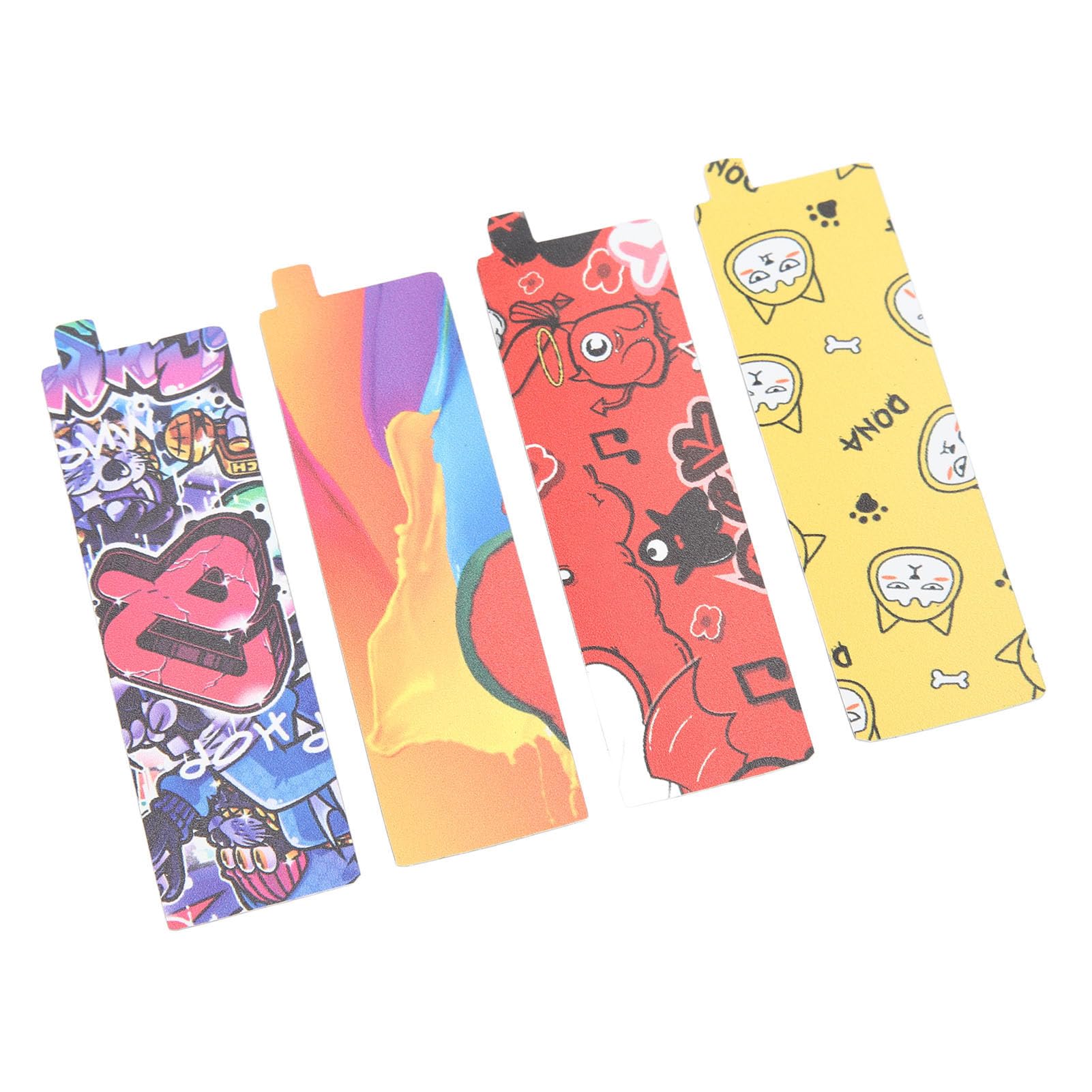 Acouto 4Pcs Colorful Deco Stickers And Cards For Handheld Stabilizer Diy Accessories For Camera Stabilizer